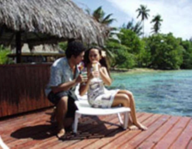 Balcony/Terrace in Pension Motu Iti