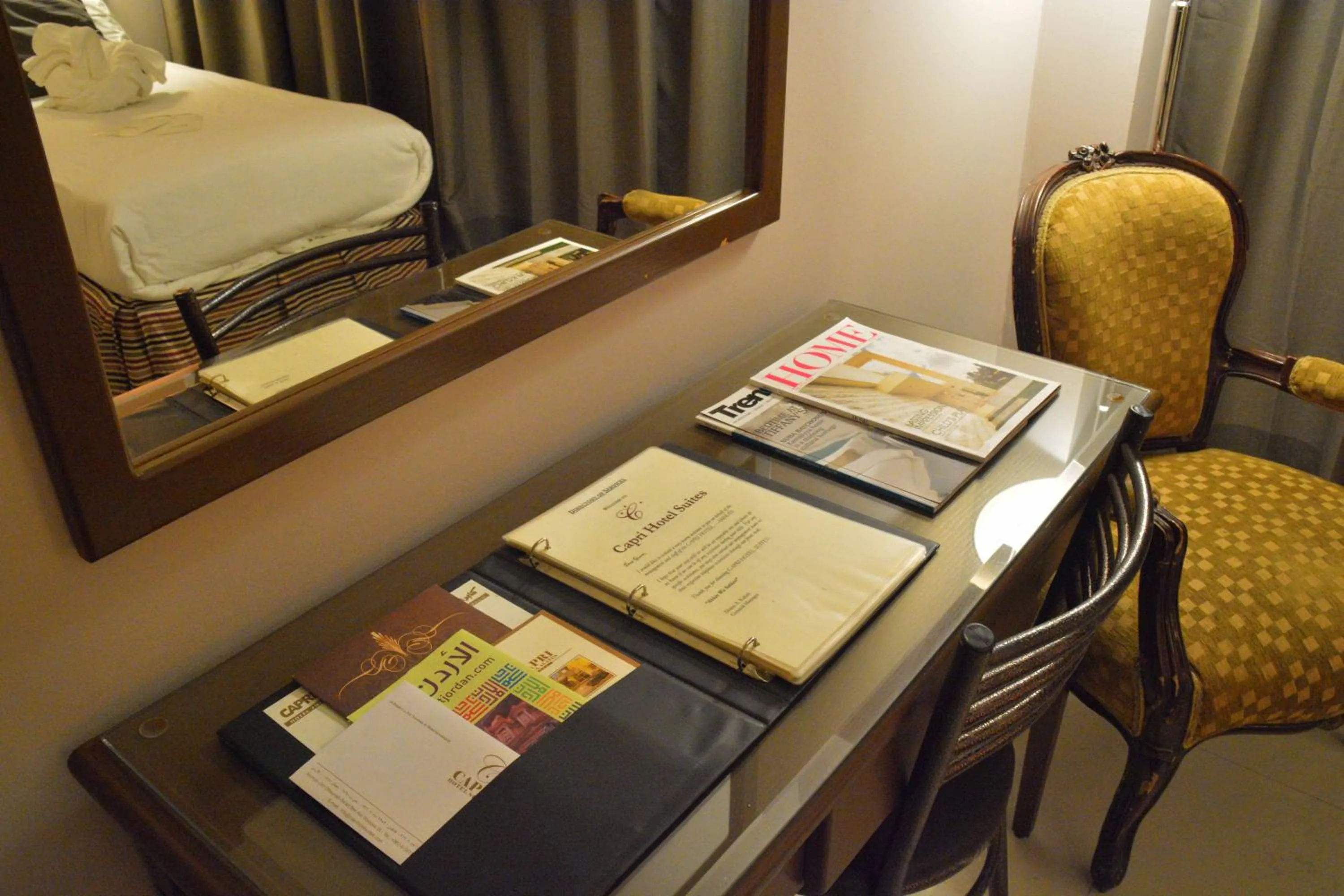 Bedroom in Capri Hotel Suites