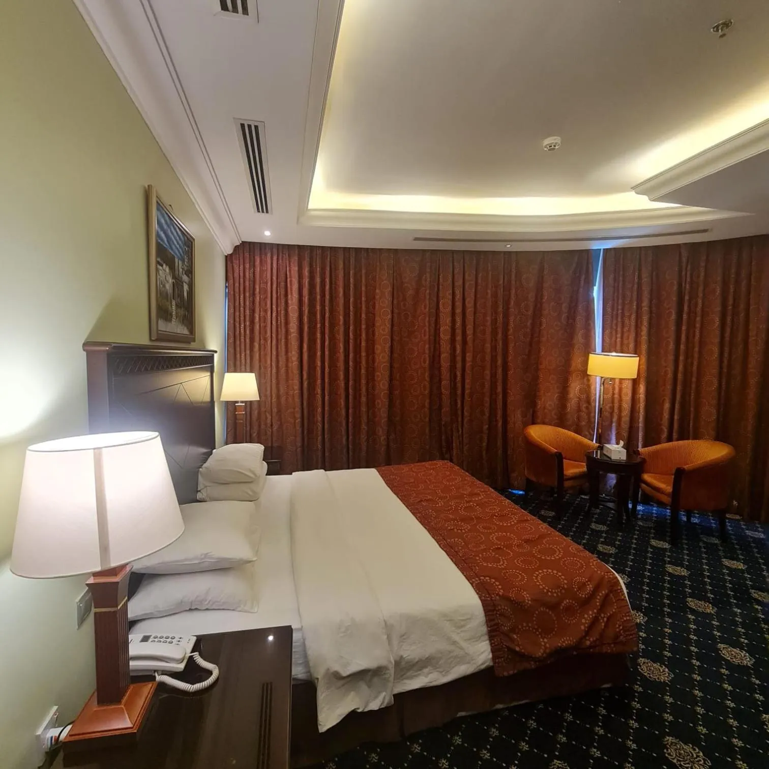 Bed in Musherib Hotel