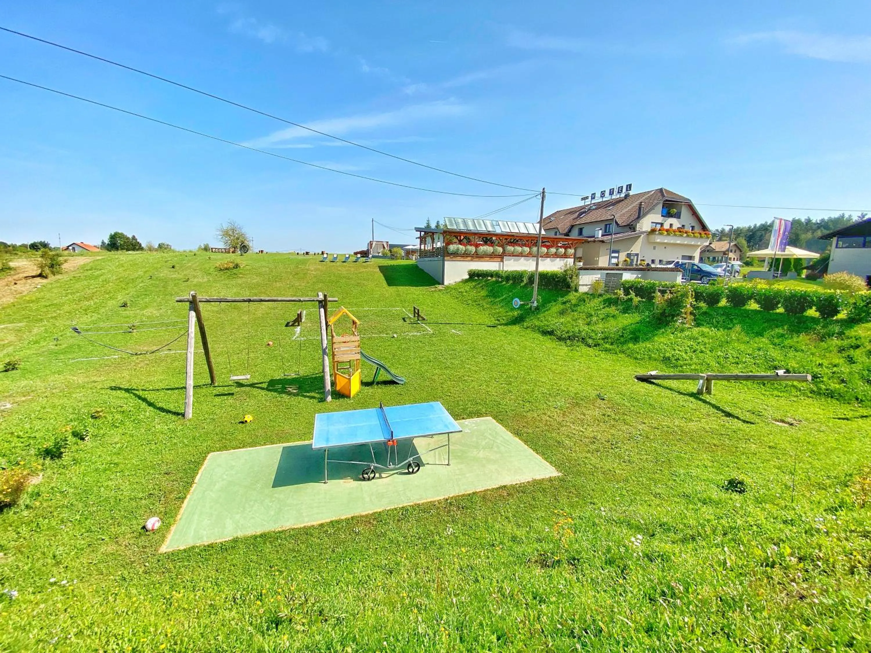 Children play ground in 16 Lakes Hotel