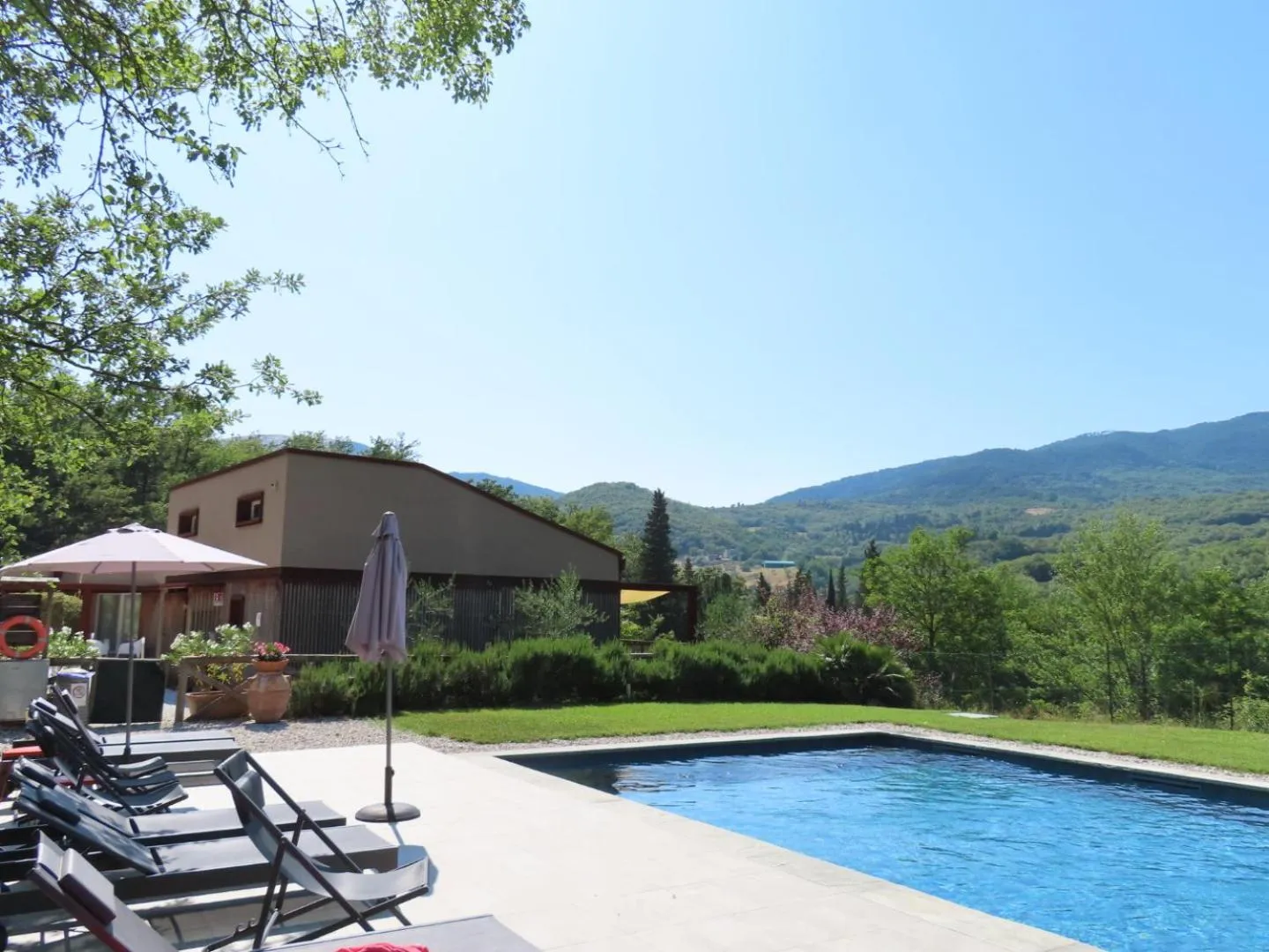 Pool view in L'ALBEROCASA Eco Residence