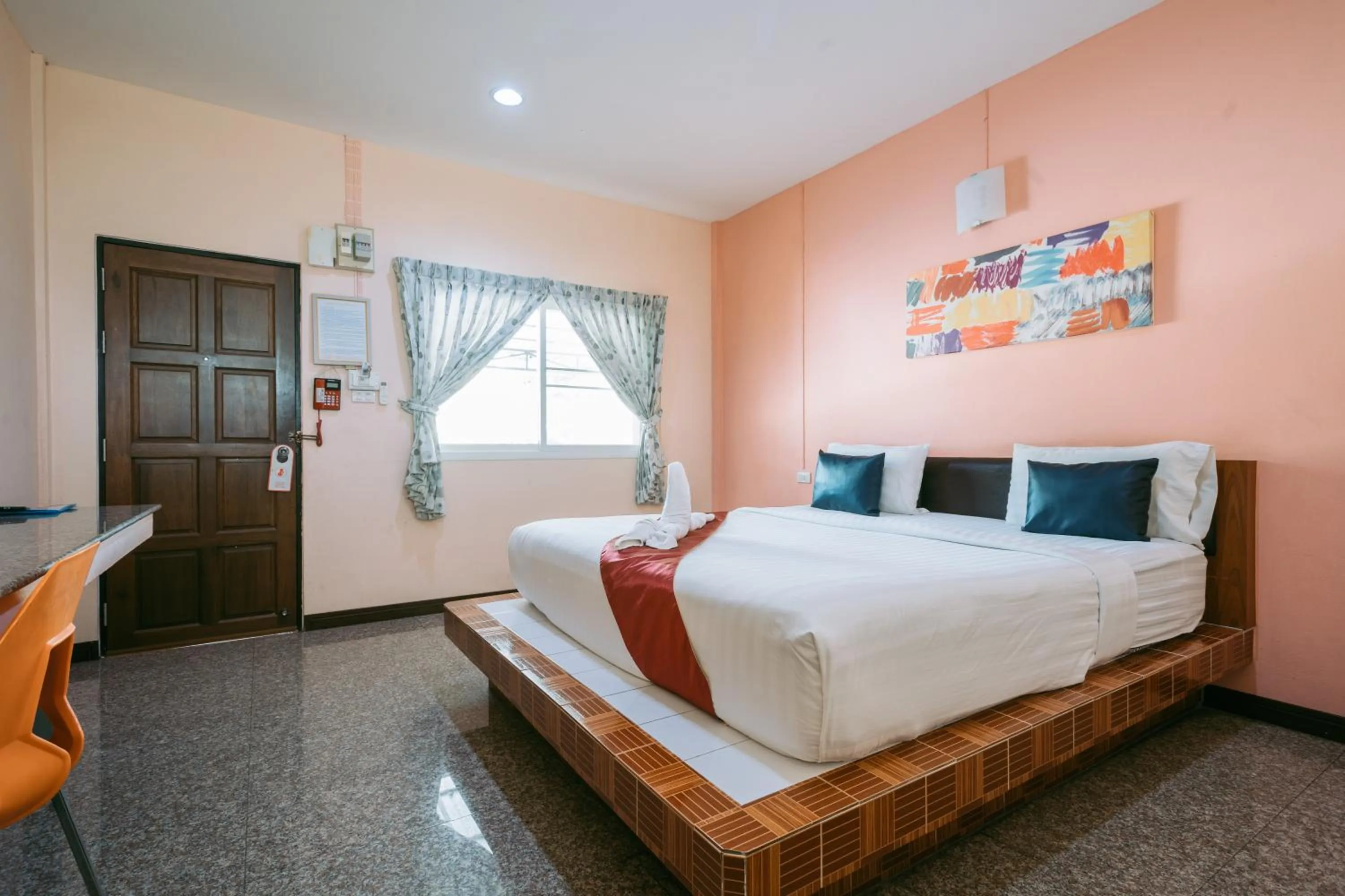 Bed in Jintana Resort