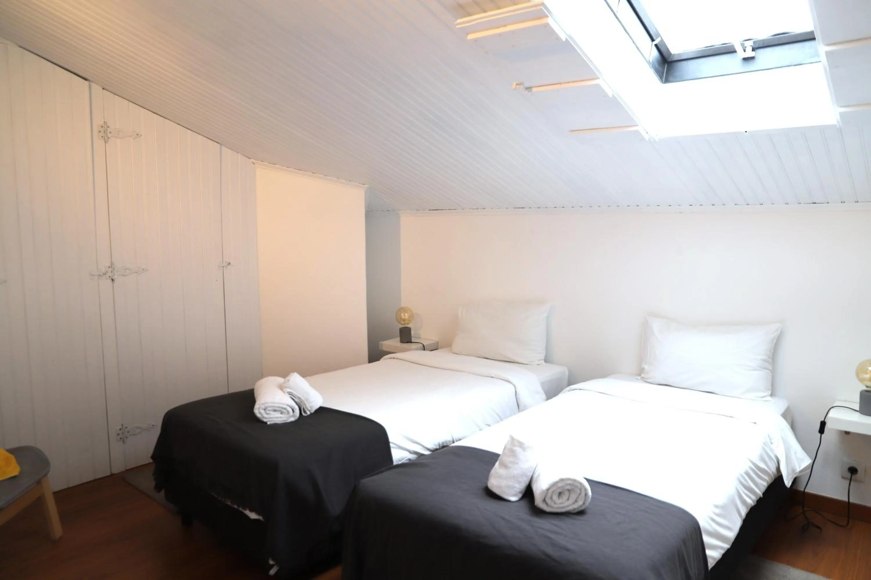 Bed in RIDE Surf Resort & Spa Peniche