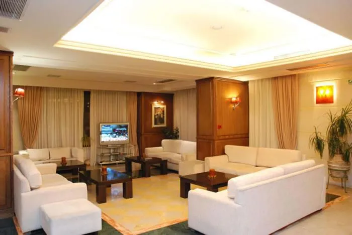 Communal lounge/ TV room in Hotel Antoniadis