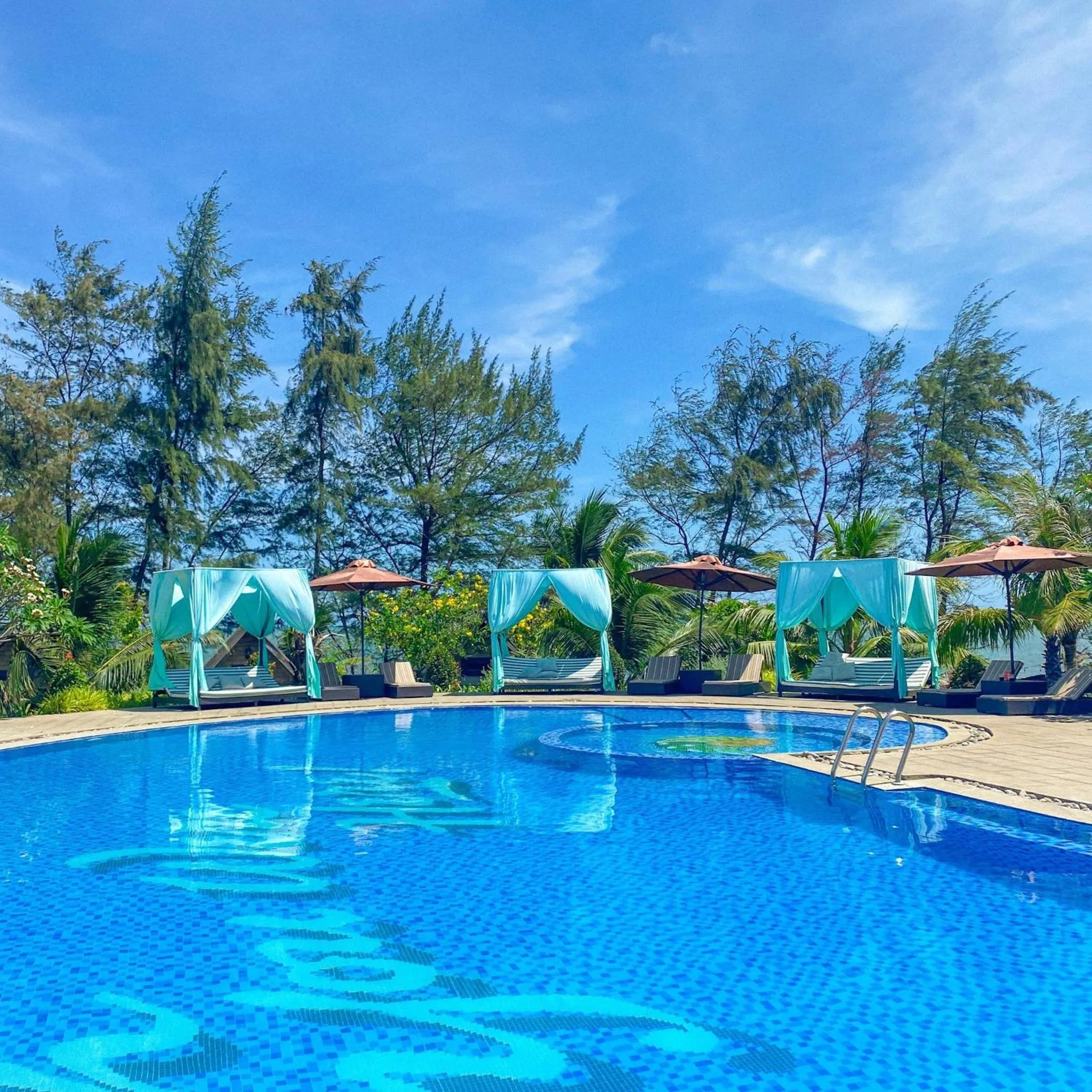 Swimming pool in Long Hải Channel Beach Resort