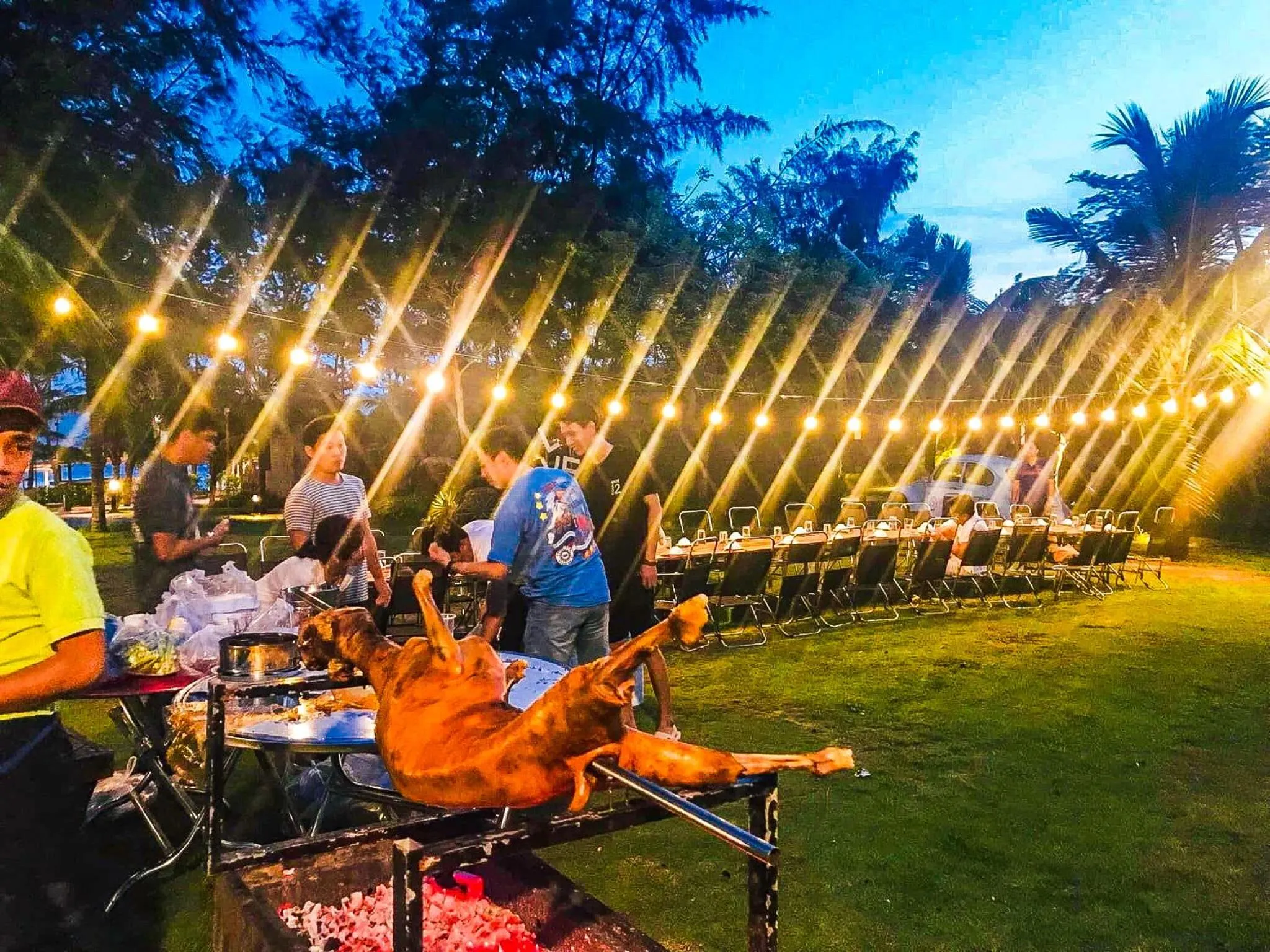 BBQ facilities in Long Hải Channel Beach Resort