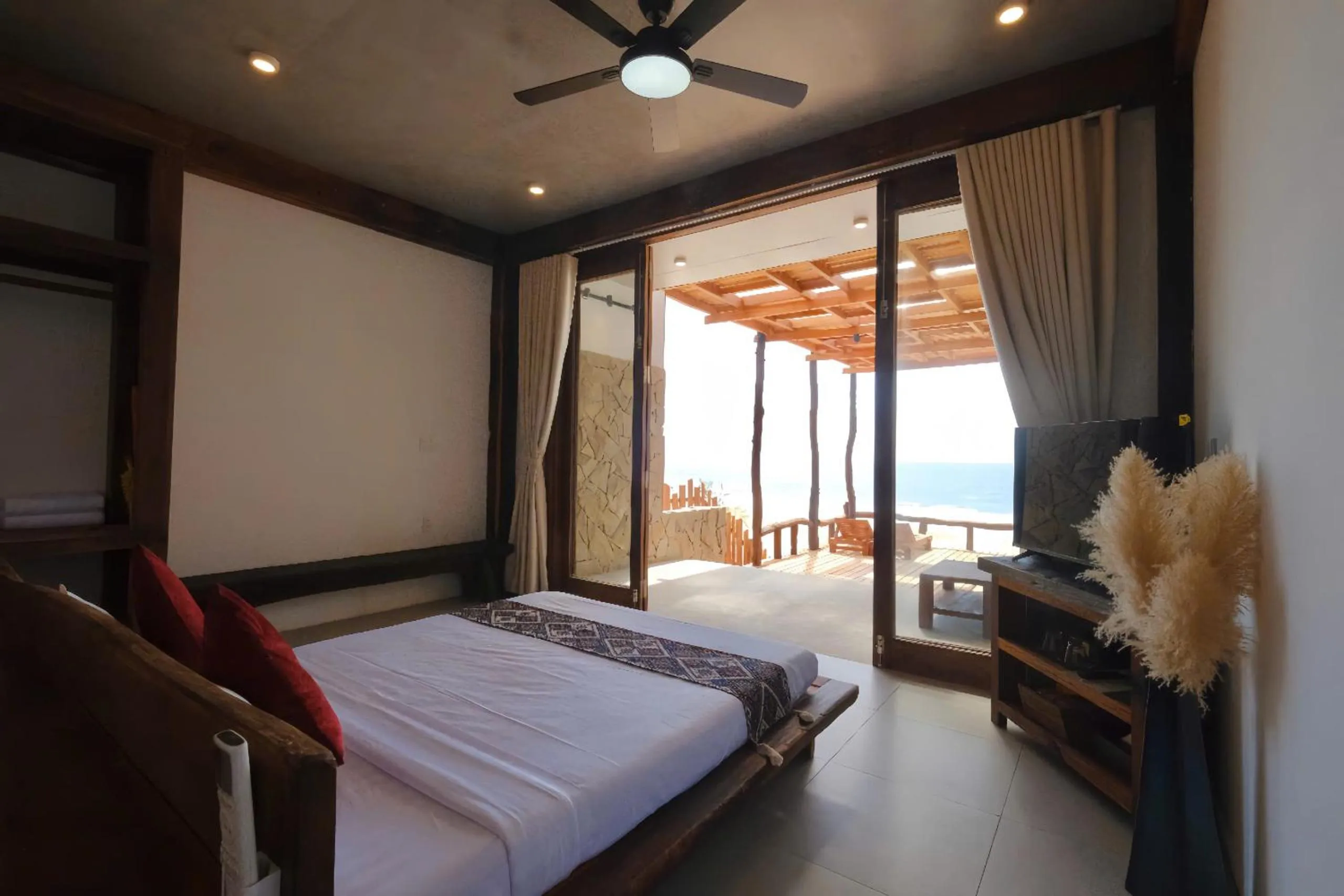Bed in Long Hải Channel Beach Resort