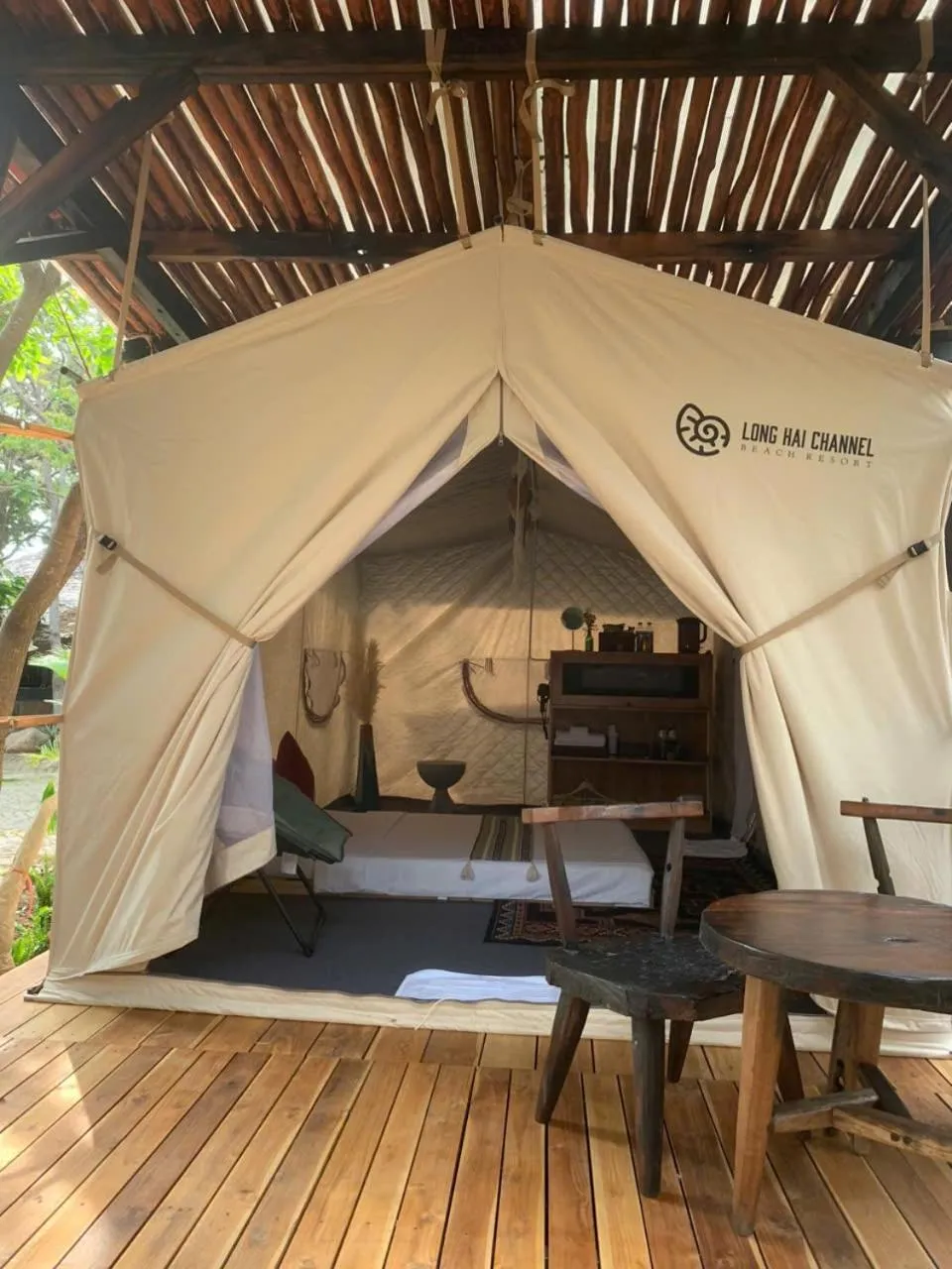 Patio in Long Hải Channel Beach Resort
