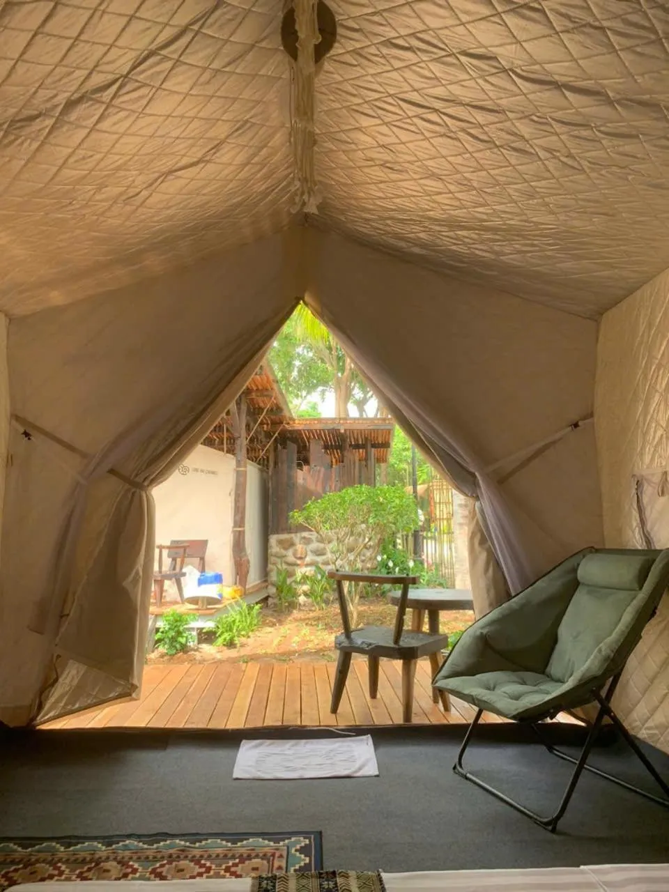 Garden view in Long Hải Channel Beach Resort