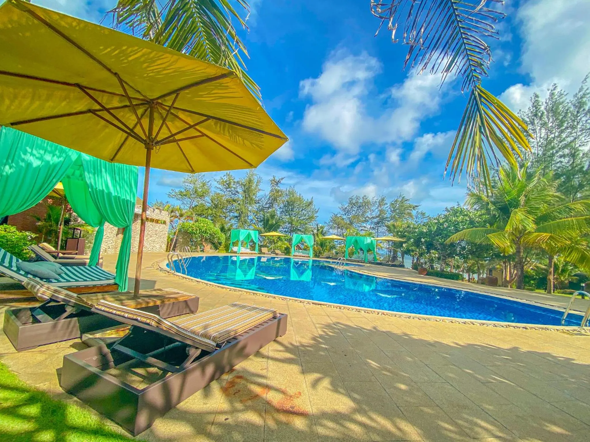 Swimming pool in Long Hải Channel Beach Resort