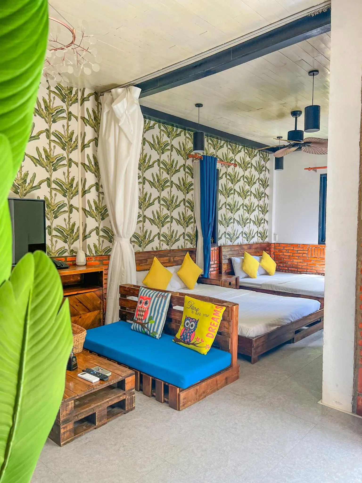 Bed in Long Hải Channel Beach Resort