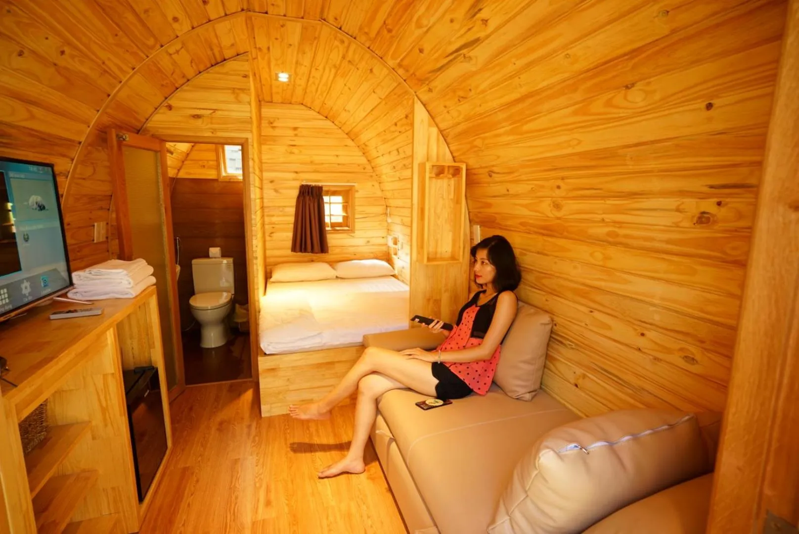 Bed in Long Hải Channel Beach Resort