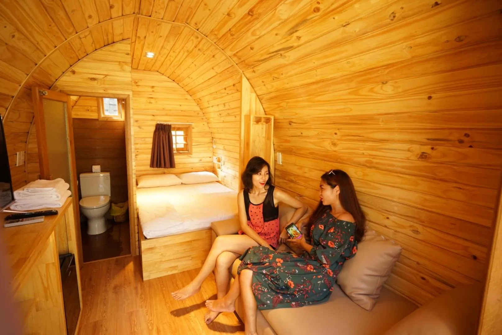 Bed in Long Hải Channel Beach Resort