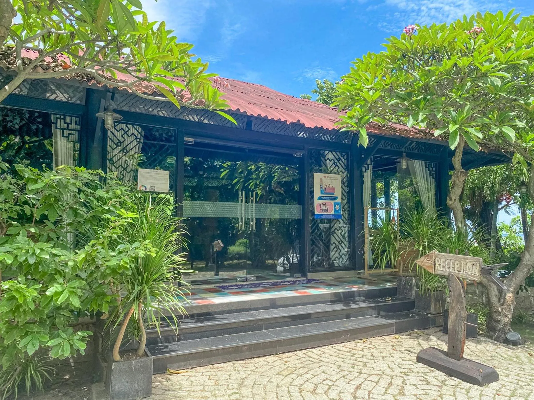 Lobby or reception in Long Hải Channel Beach Resort