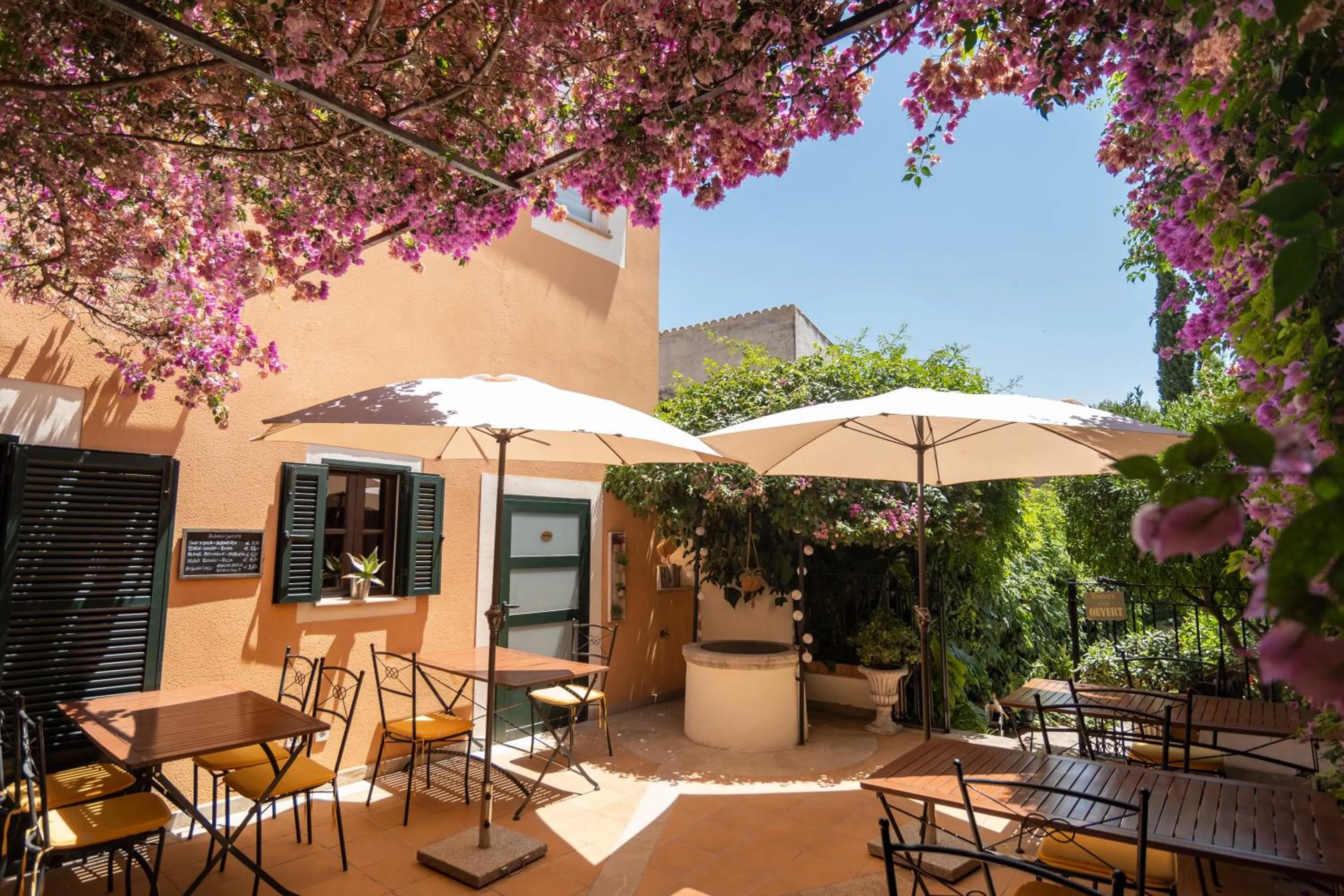 Patio in El Nido de Alaro - Turismo de Interior