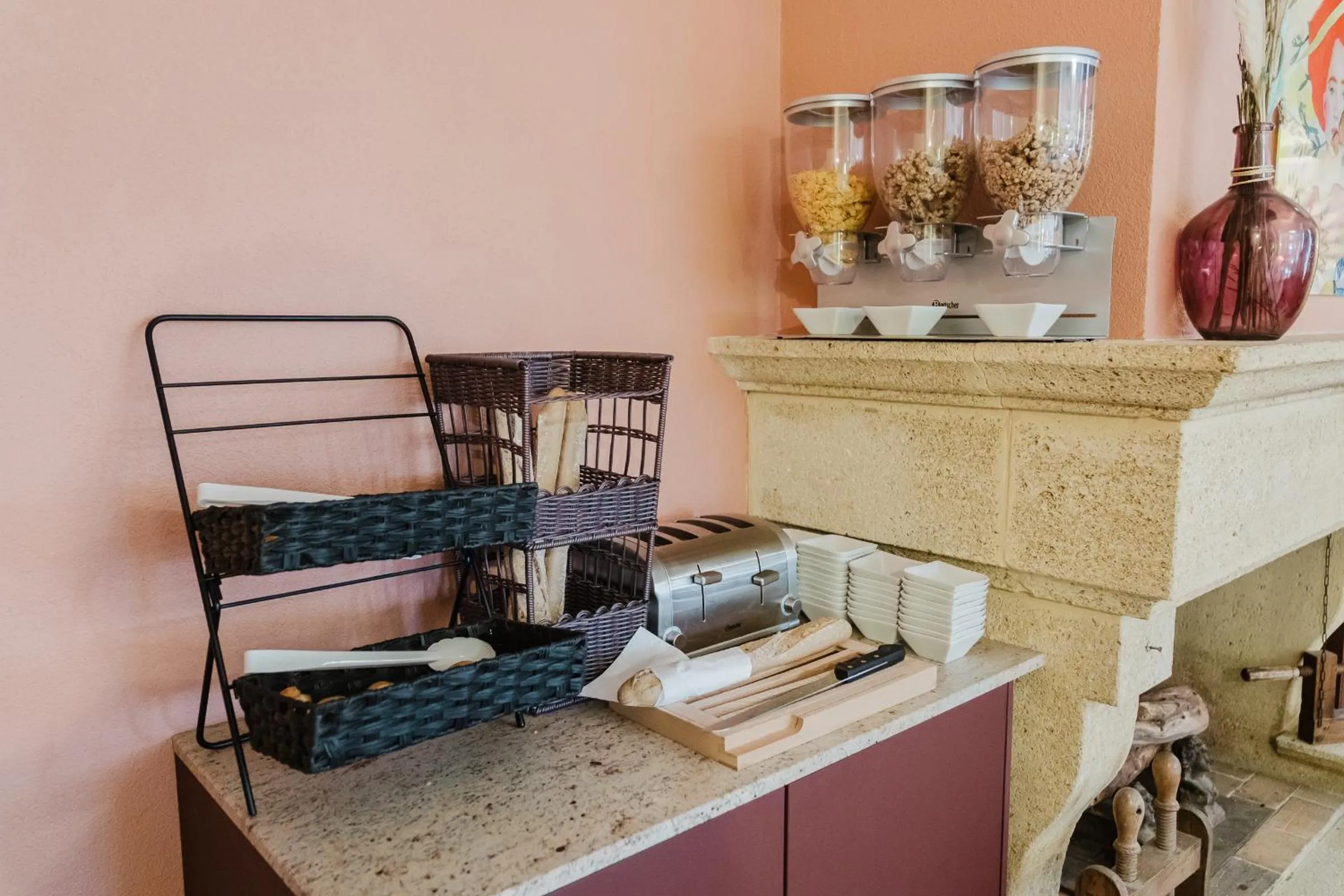 Breakfast in Logis Hotel des Granges