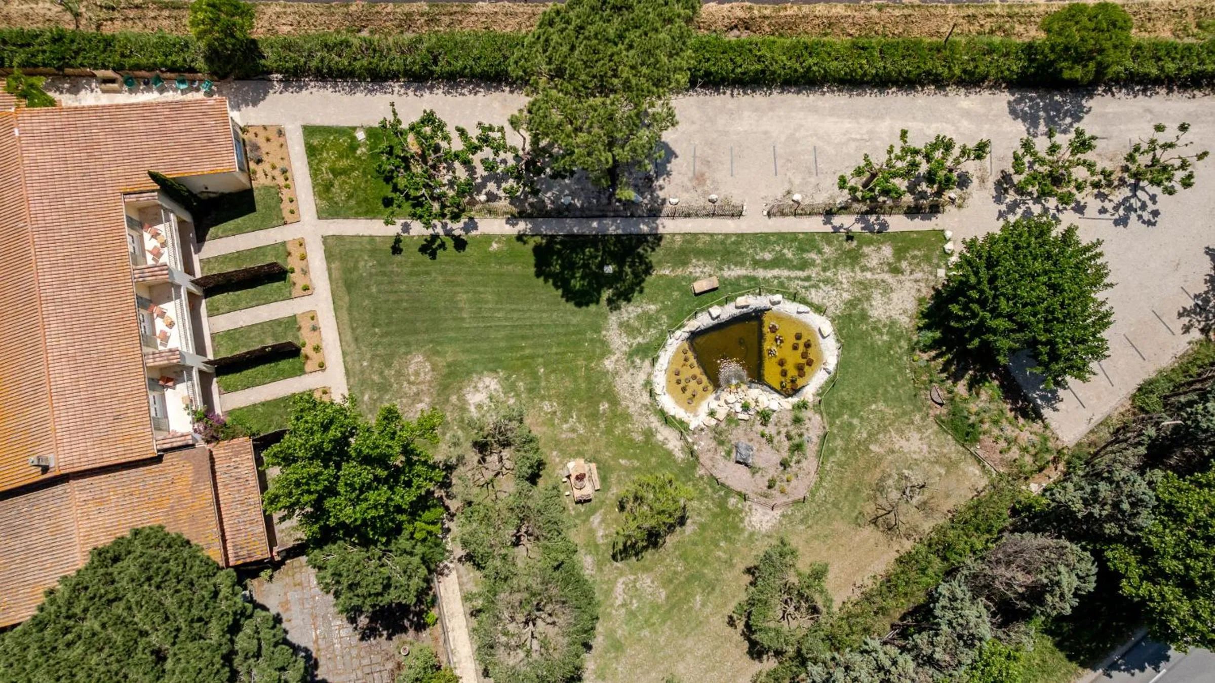 Property building in Logis Hotel des Granges