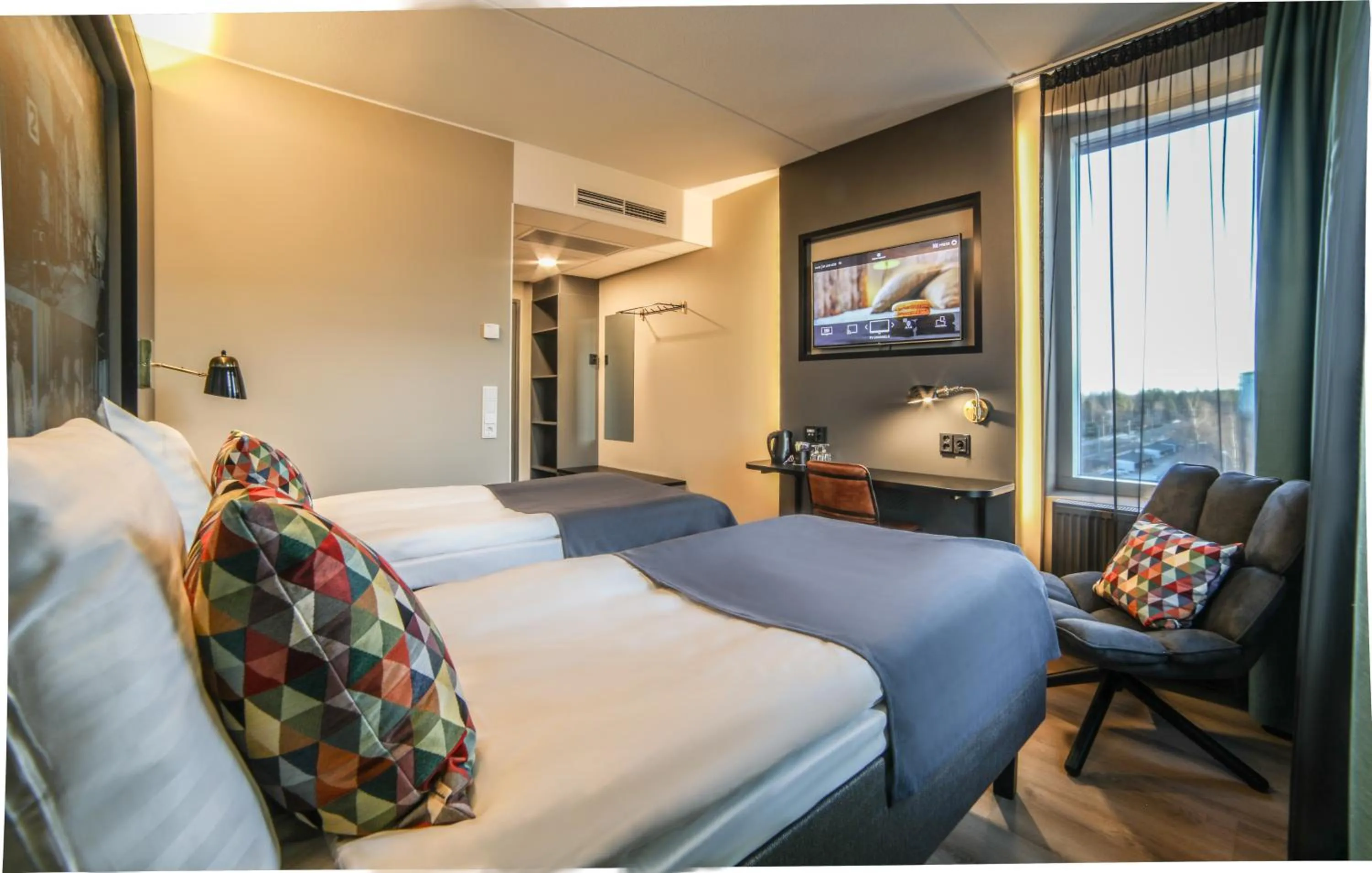 Bed in Hotelli-Ravintola Alma