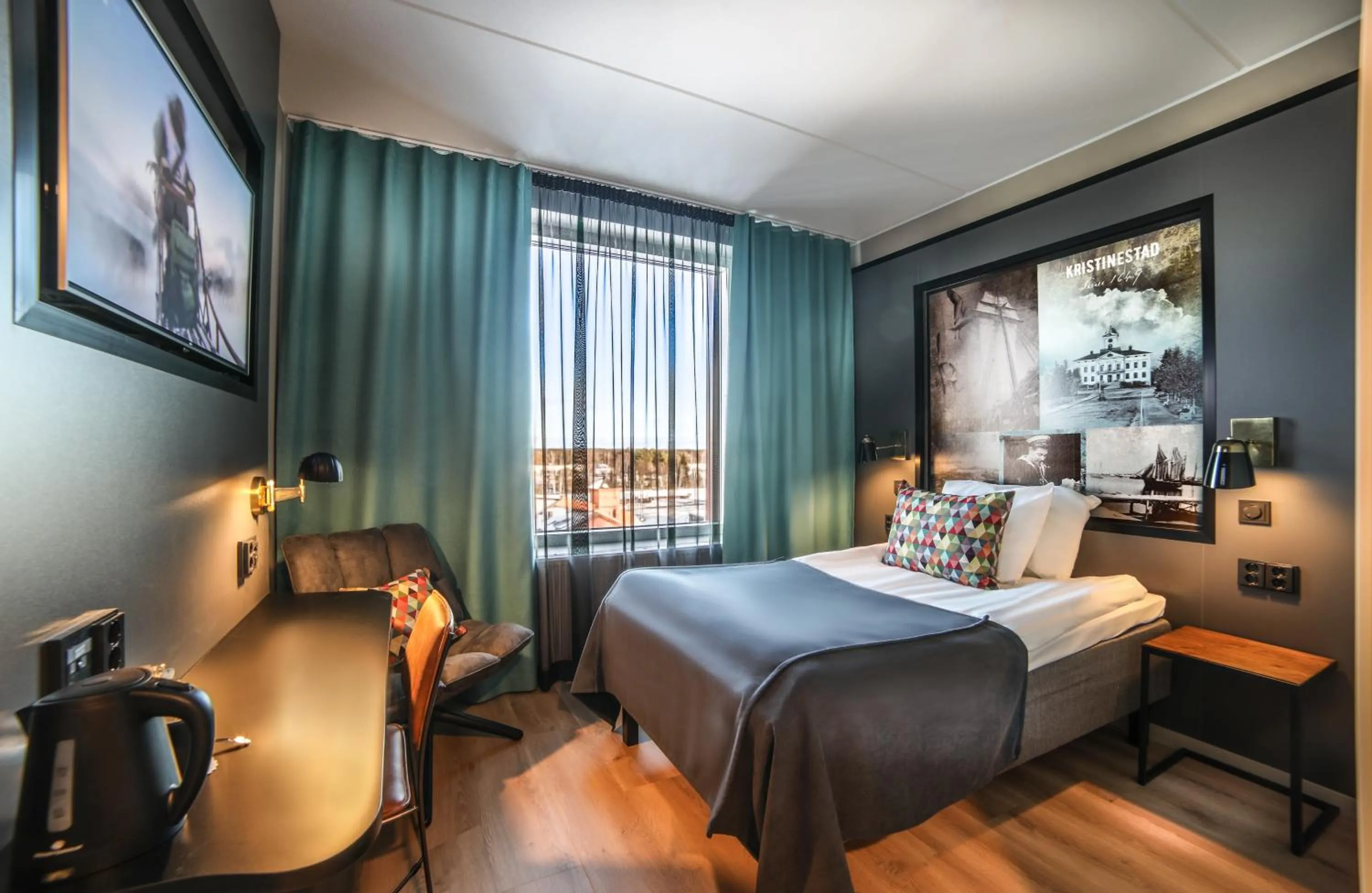 Bed in Hotelli-Ravintola Alma