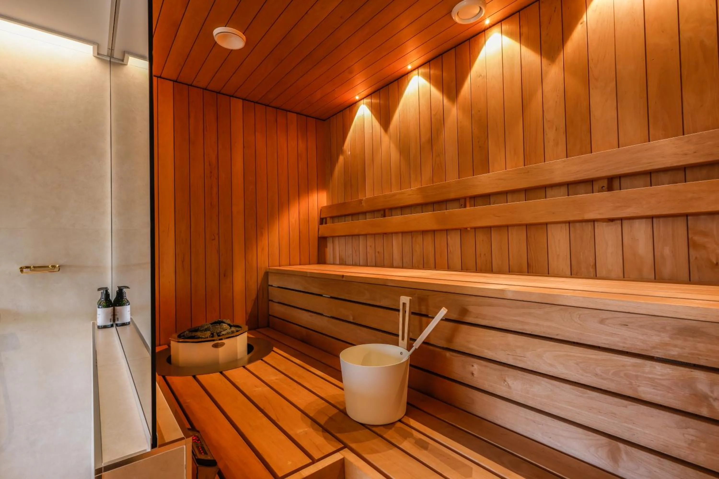 Sauna in Hotelli-Ravintola Alma