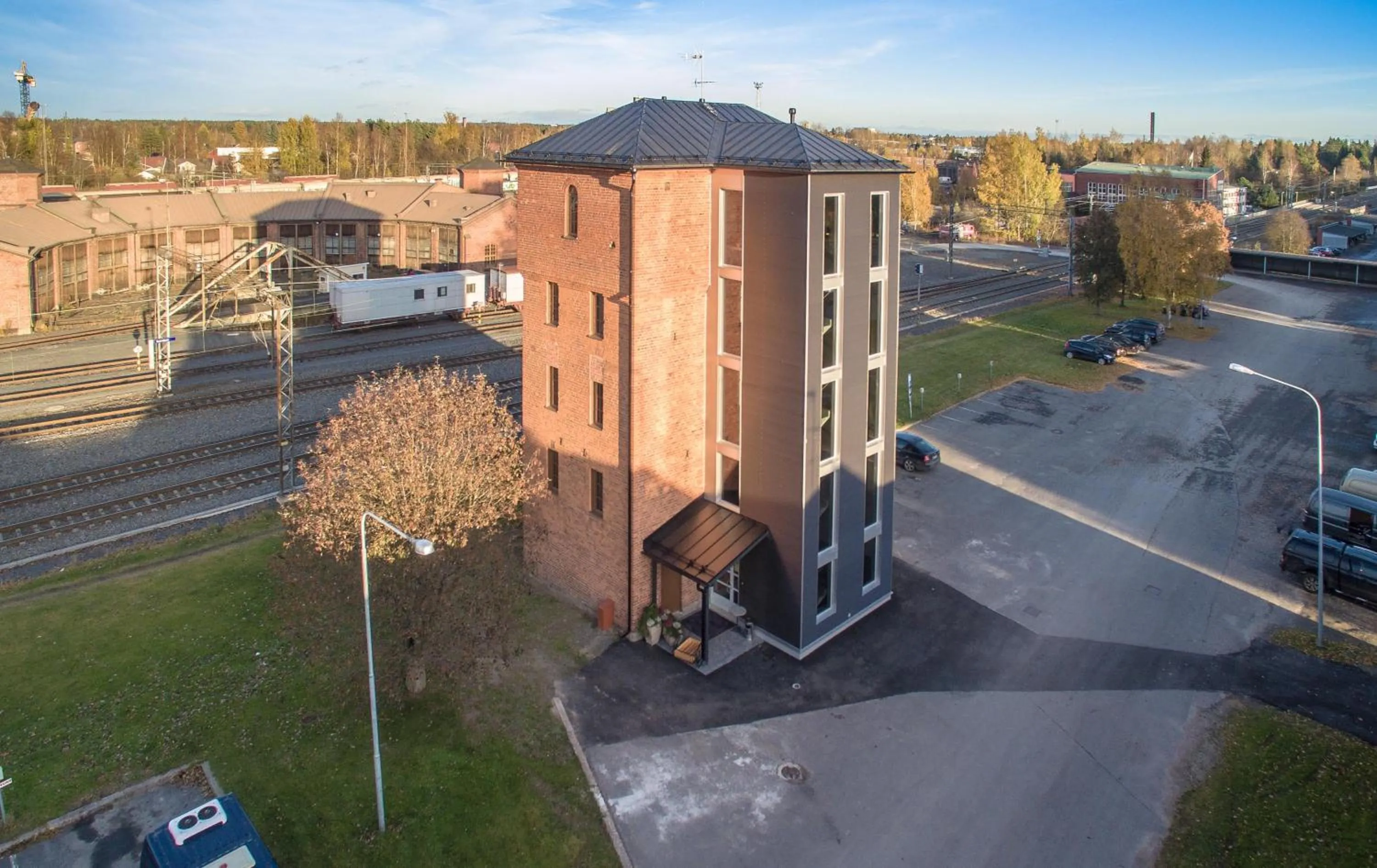 Bird's eye view in Hotelli-Ravintola Alma