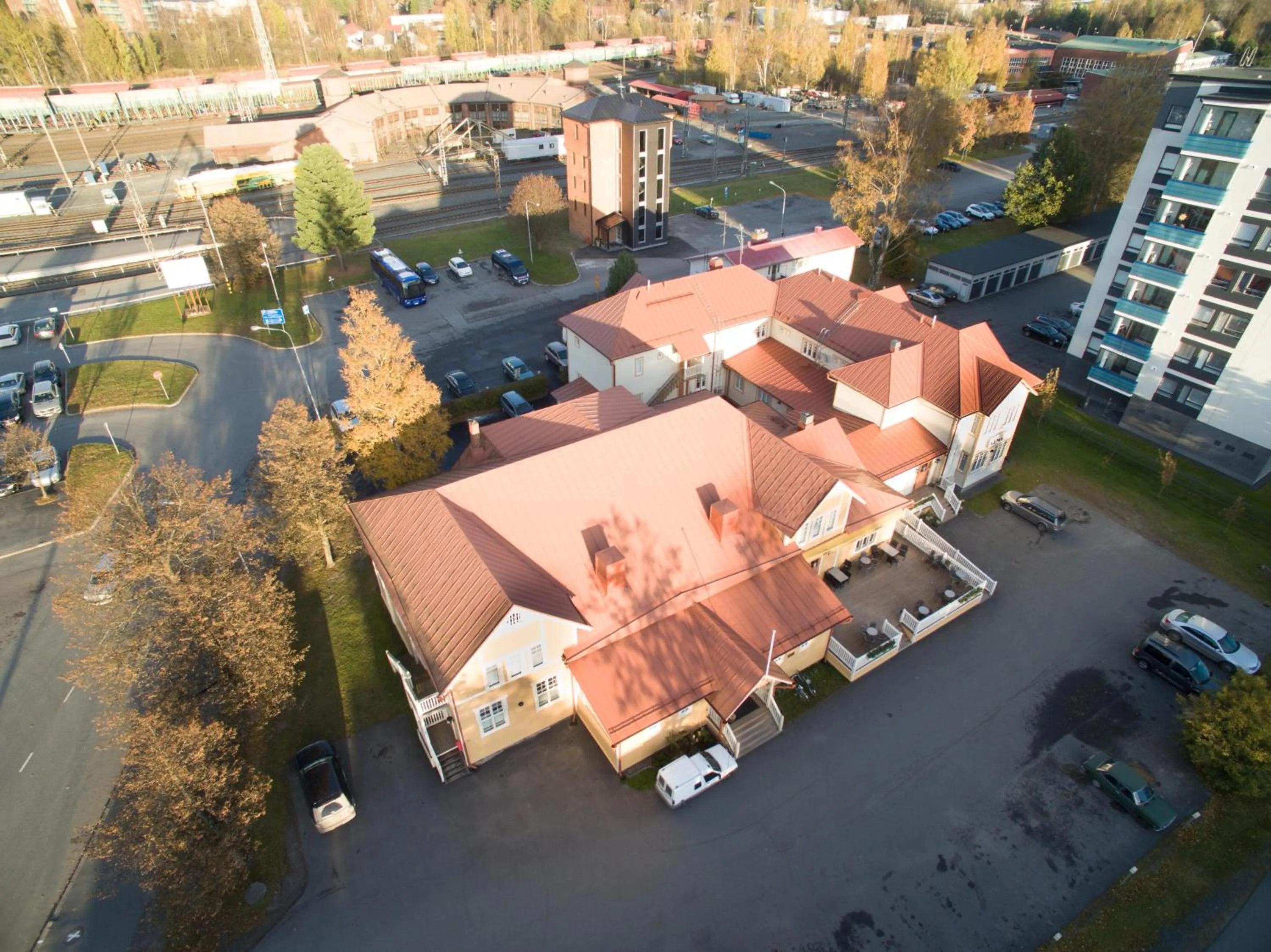 Bird's eye view in Hotelli-Ravintola Alma
