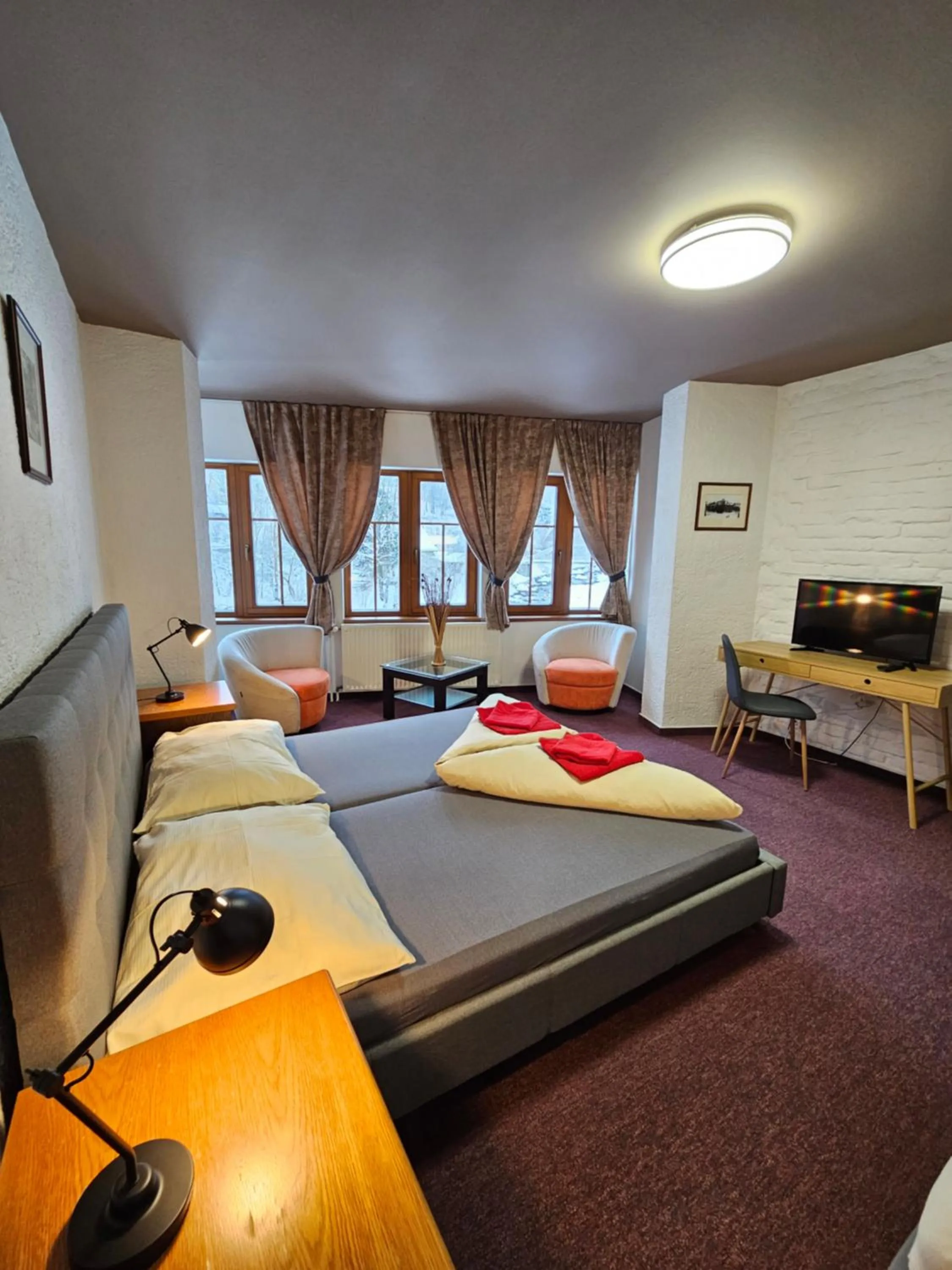 Bed in Hotel Pivovarská bašta