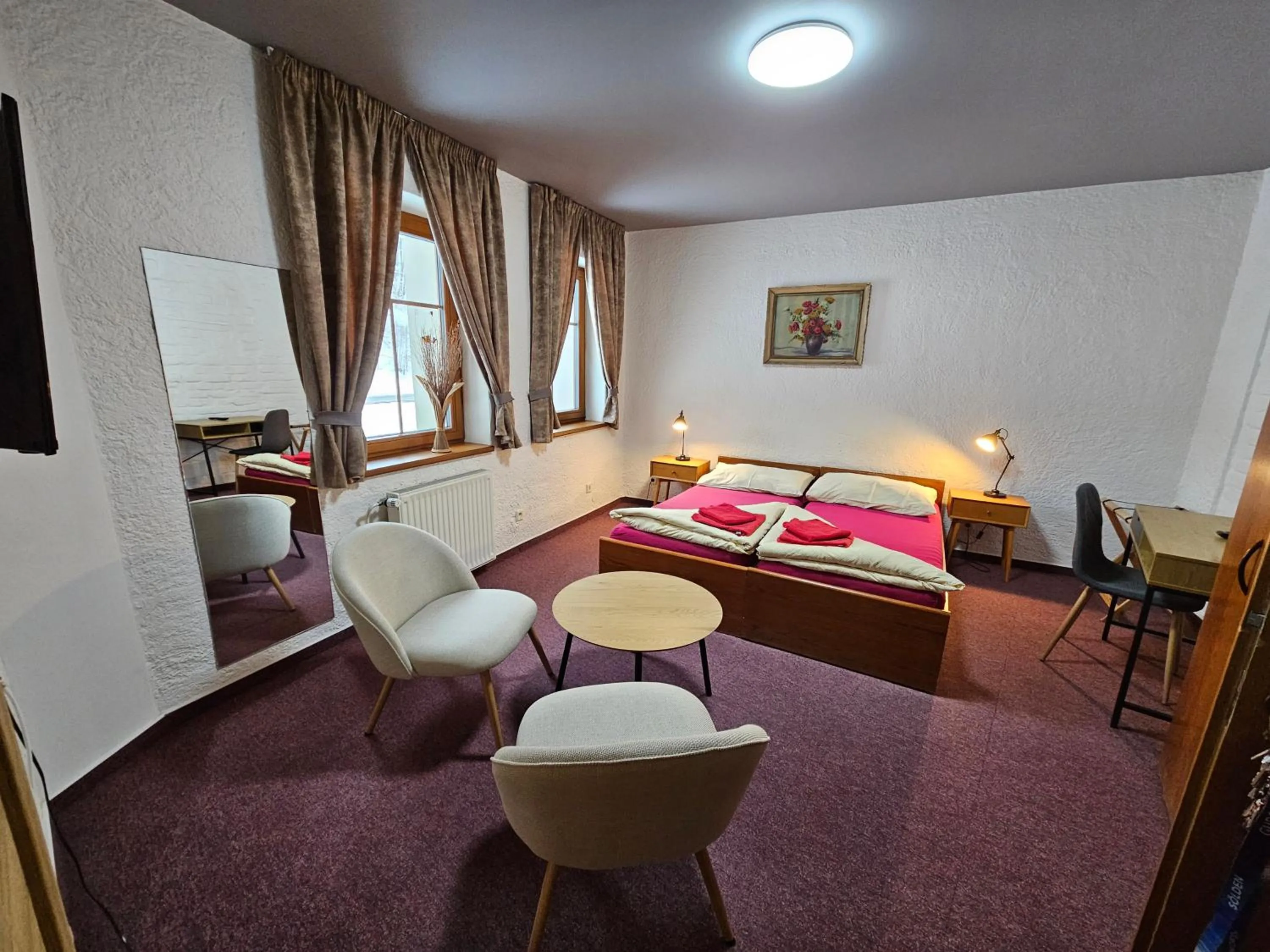 Bed in Hotel Pivovarská bašta