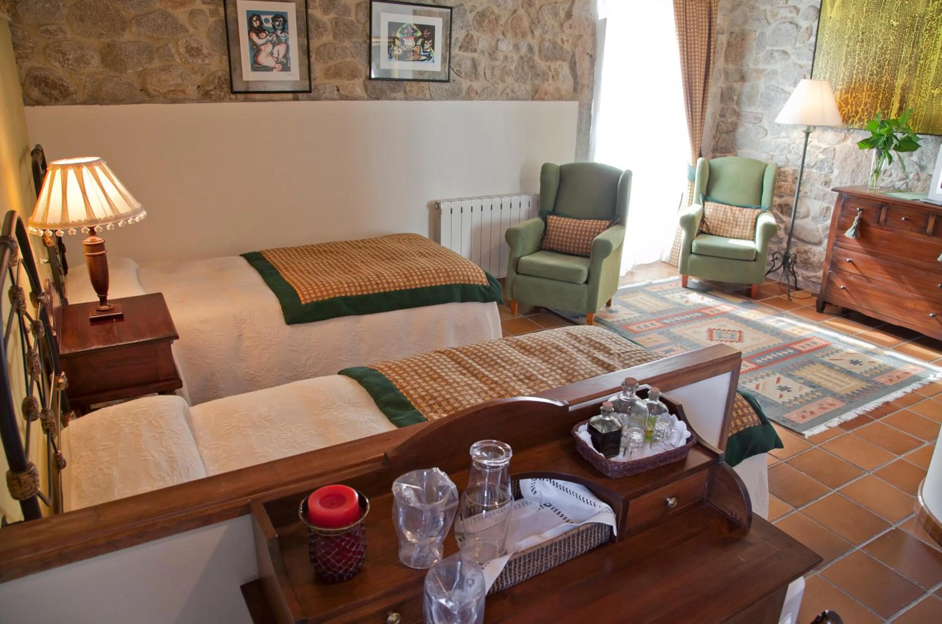 Bed in Entre Os Ríos - Casa Rural y Enoturismo