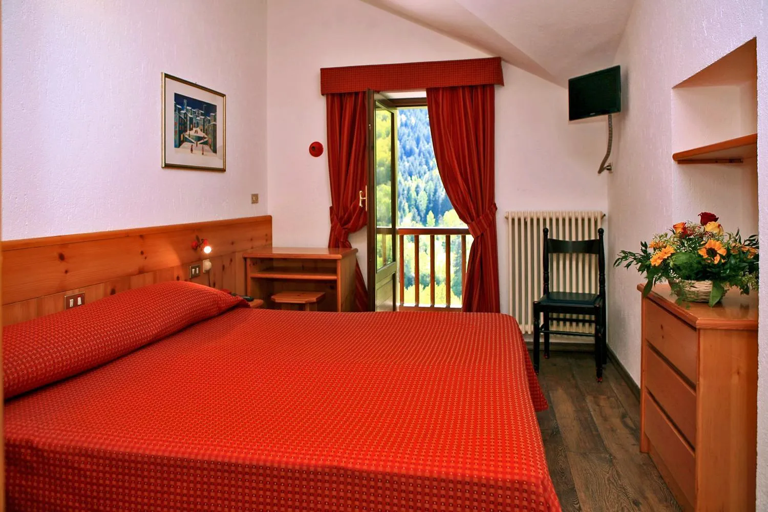 Bed in Albergo Le Marmotte