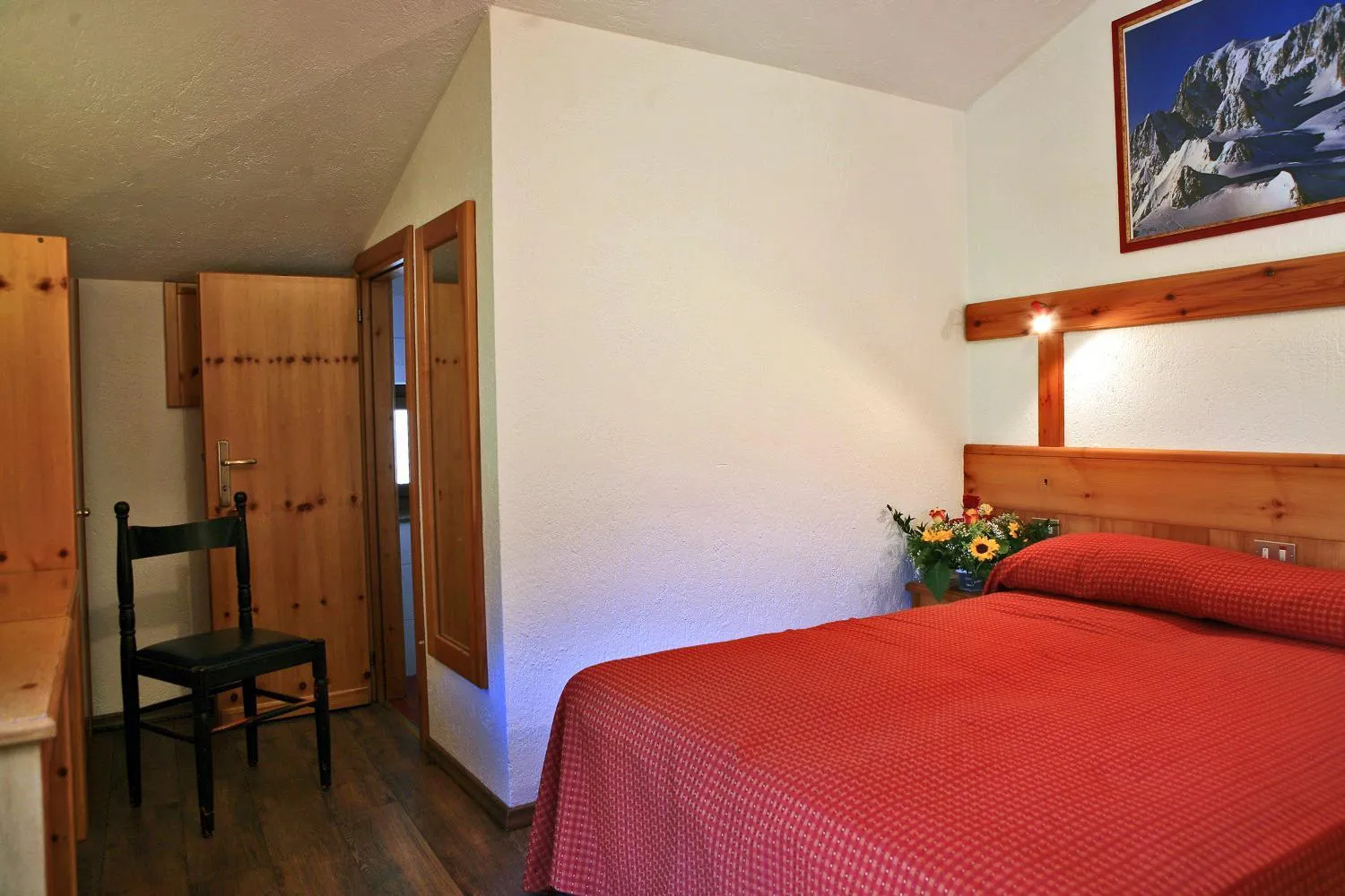 Bed in Albergo Le Marmotte