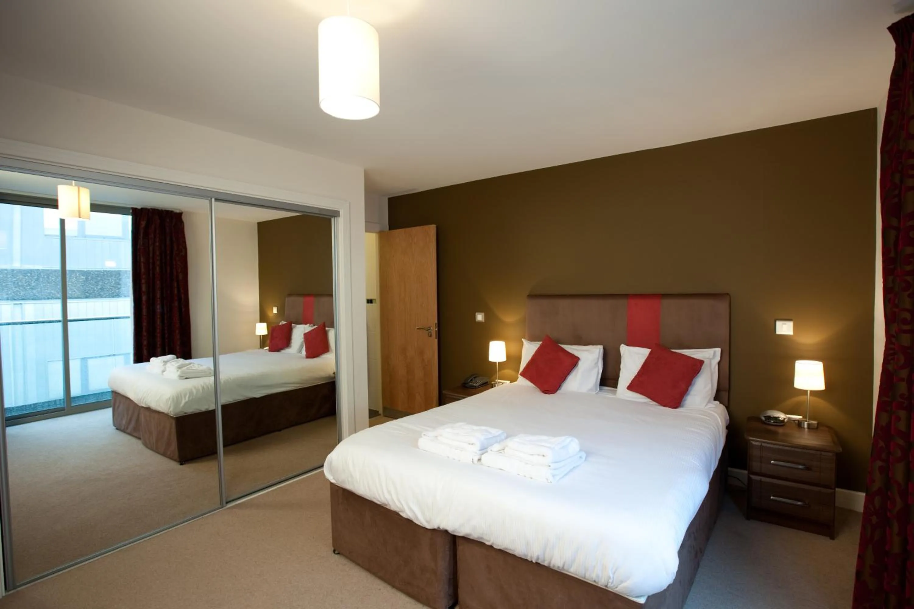 Bed in The Spires Serviced Apartments Birmingham