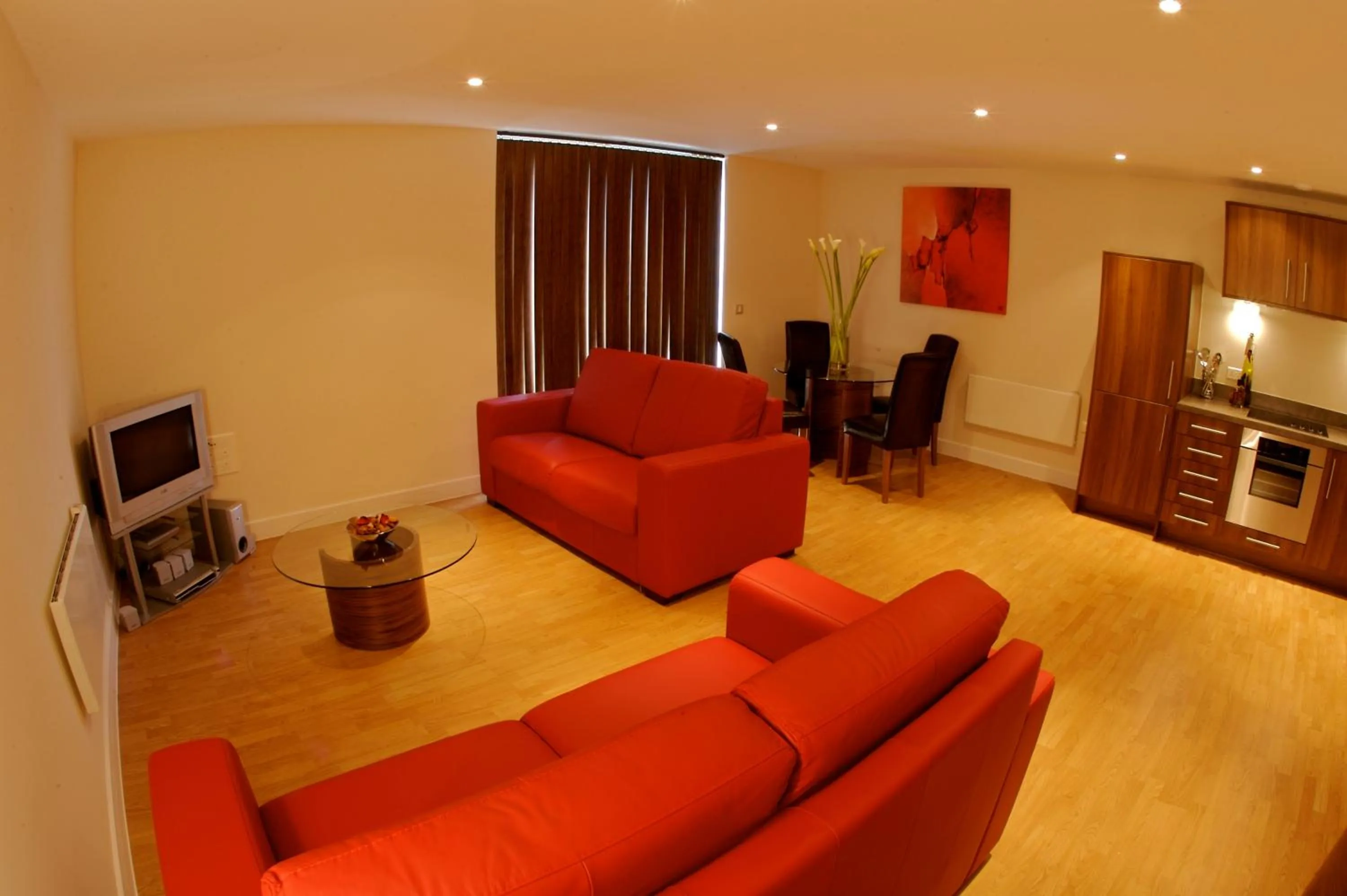 TV and multimedia in The Spires Serviced Apartments Birmingham