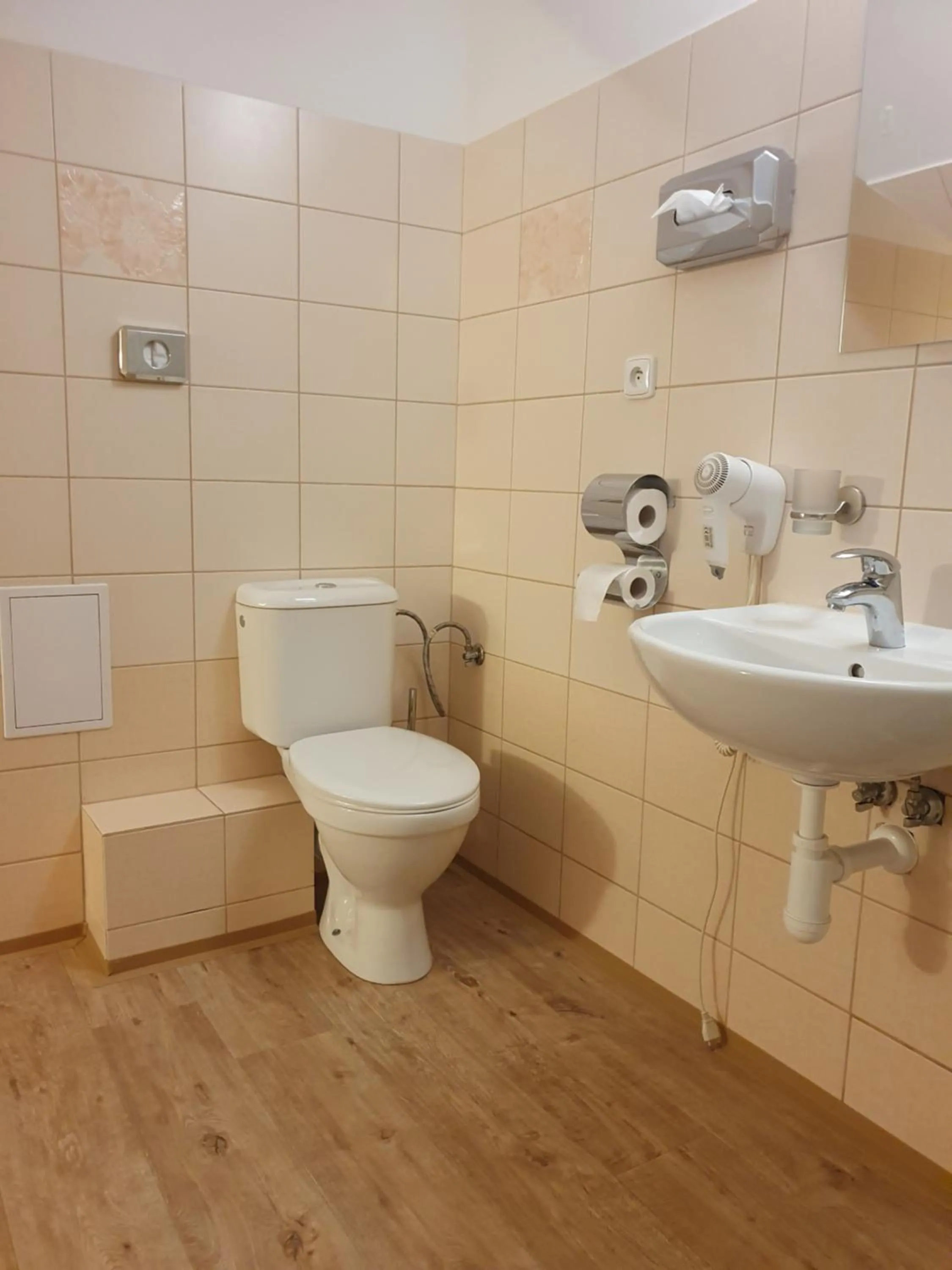 Toilet in Pension U Tří sedláků