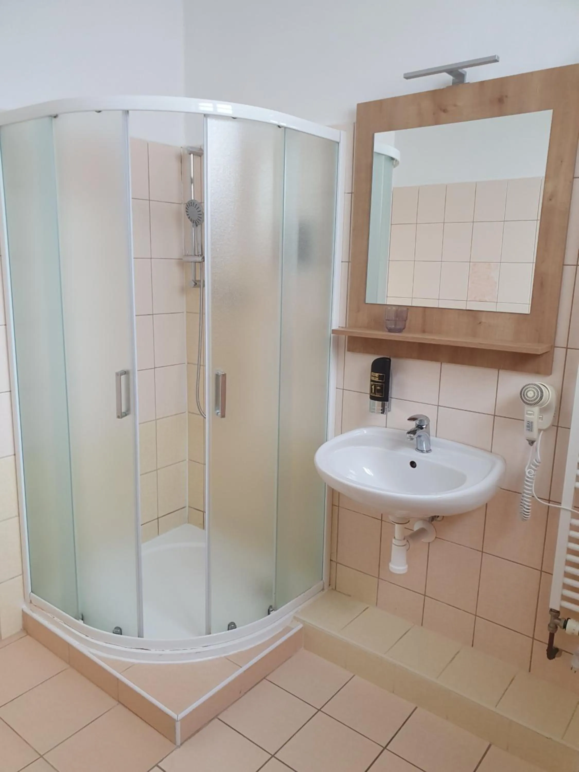 Shower in Pension U Tří sedláků