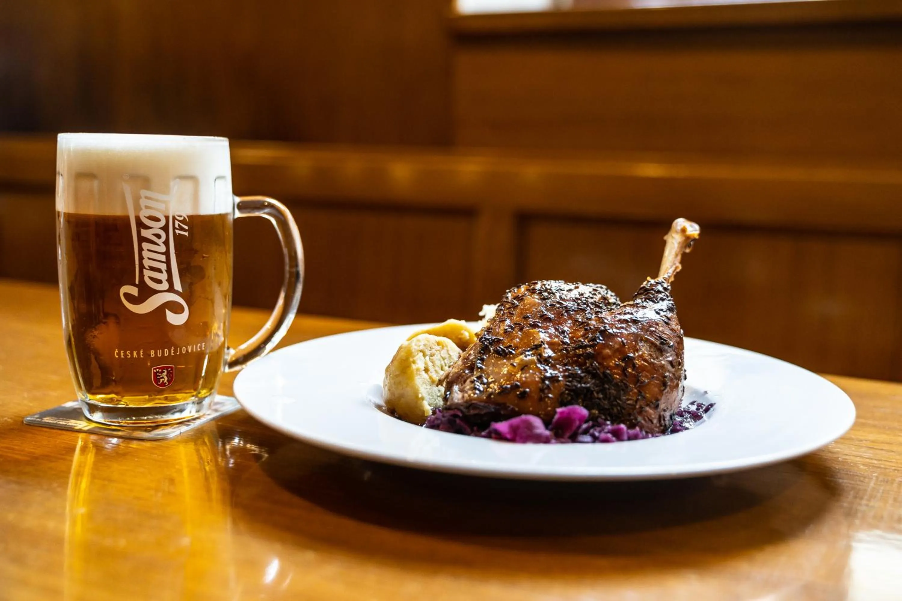 Food and drinks in Pension U Tří sedláků