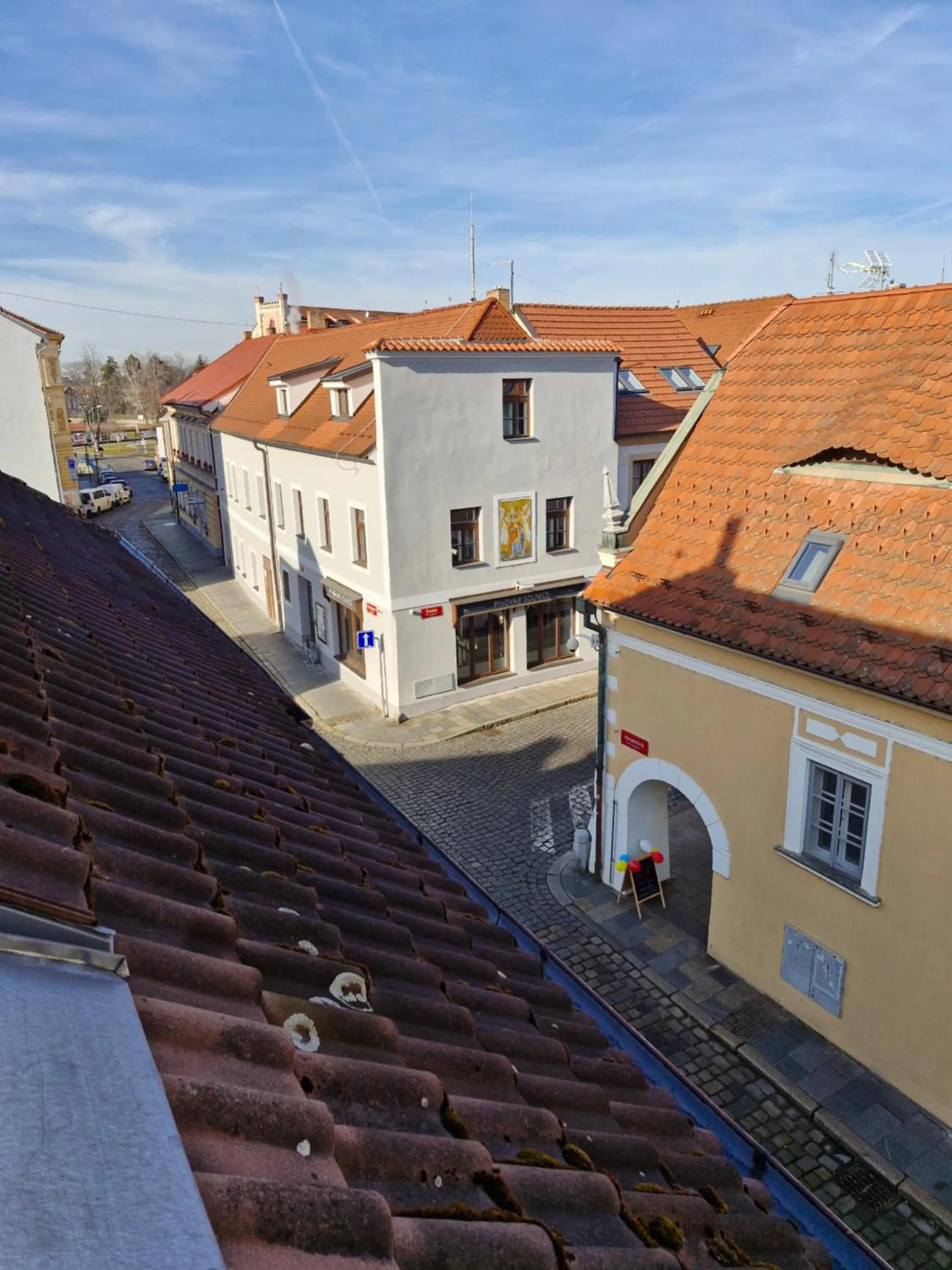 City view in Pension U Tří sedláků