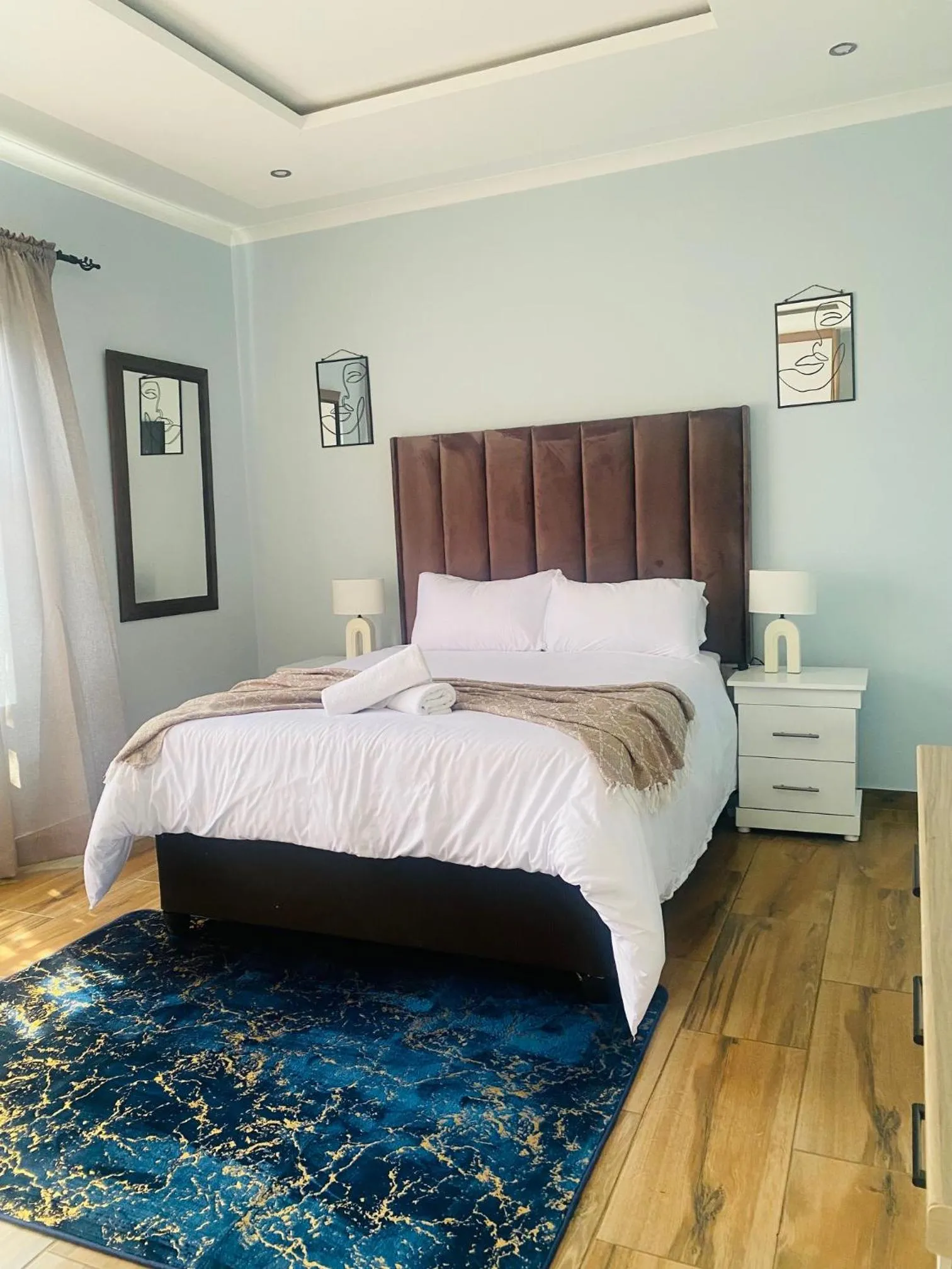 Bed in Airport Imperial Guest House