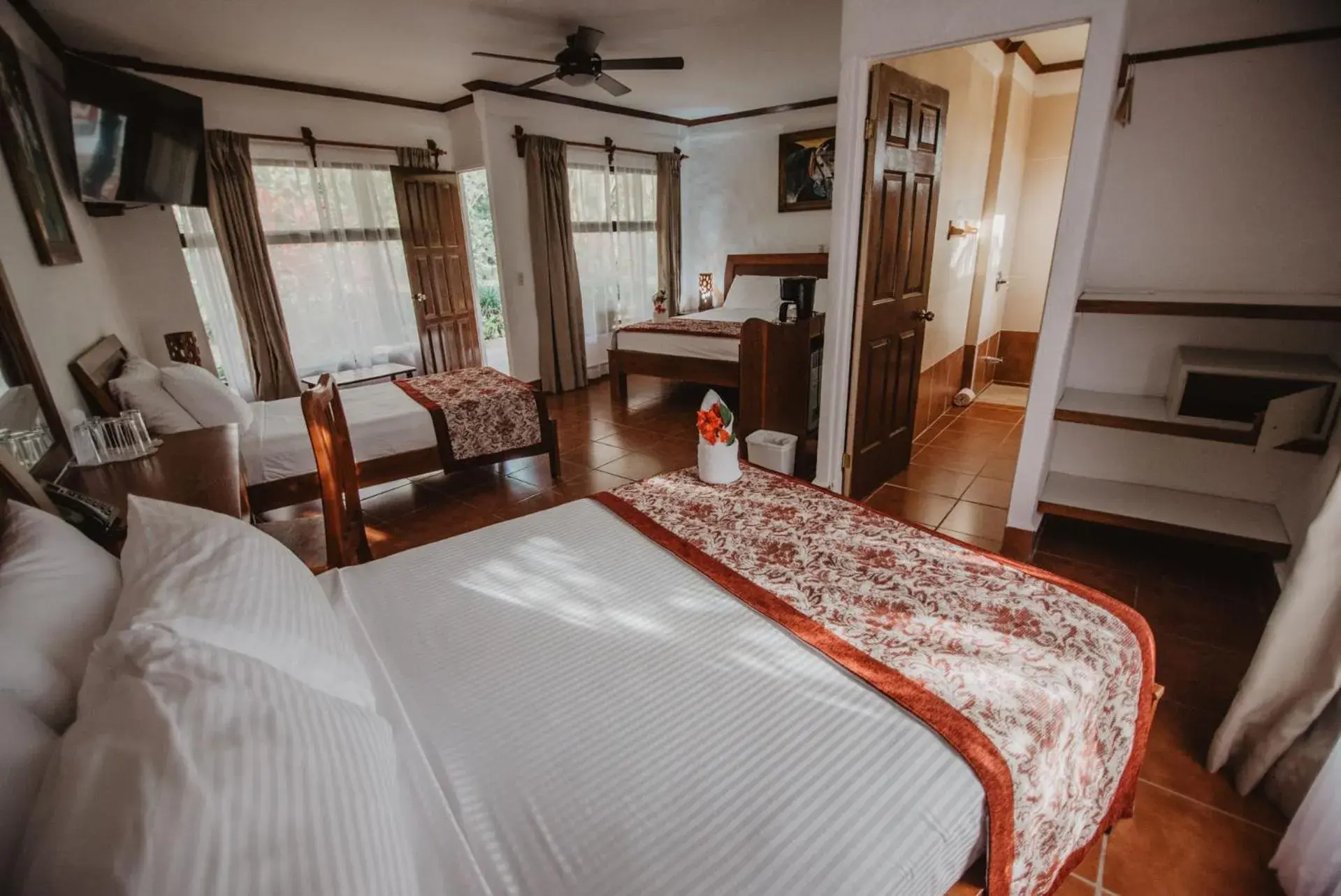Family Room with Garden View in Hacienda Guachipelin Volcano Ranch Hotel & Hot Springs Family Room with Garden View in Hacienda Guachipelin Volcano Ranch Hotel & Hot Springs