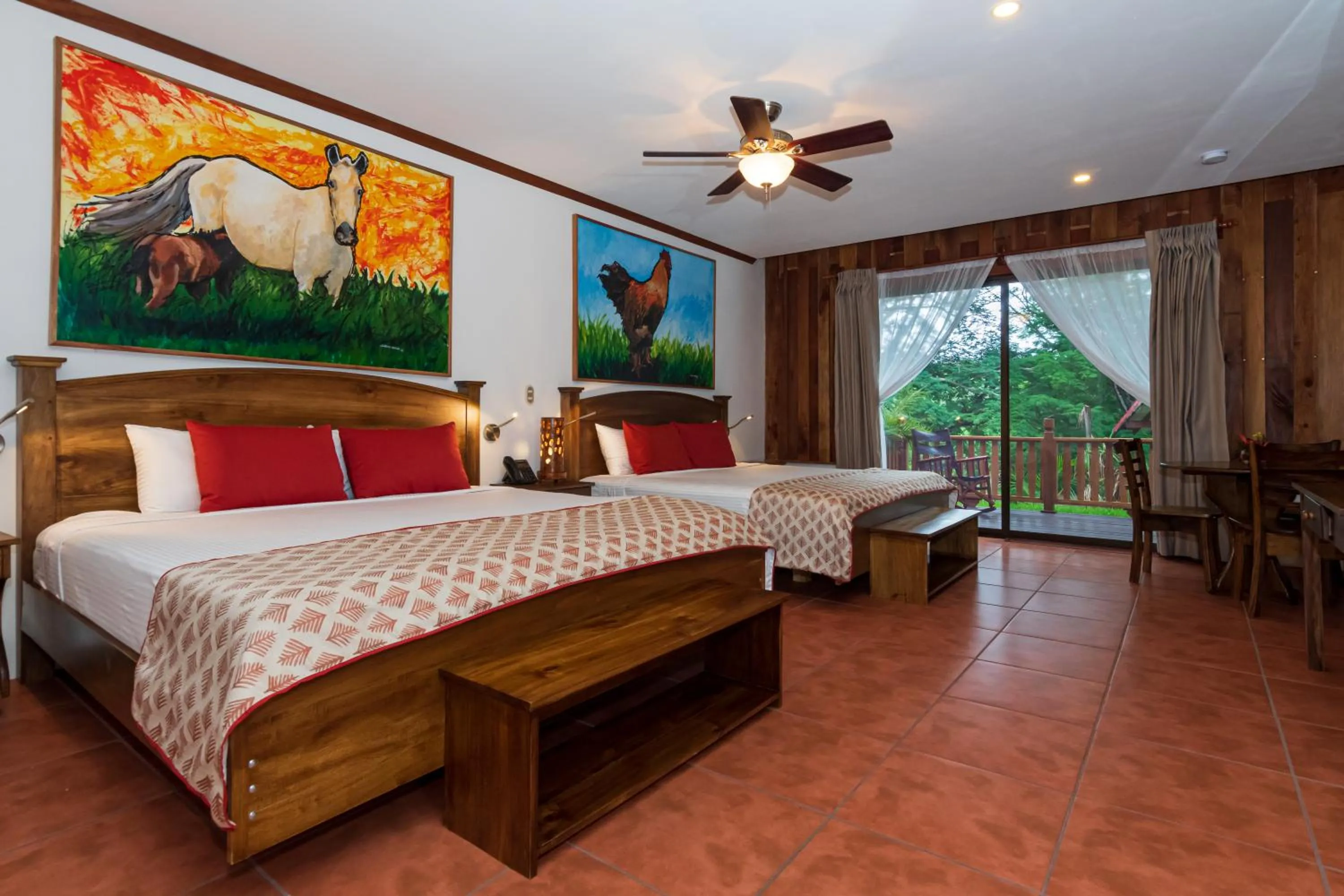 Photo of the whole room, Bed in Hacienda Guachipelin Volcano Ranch Hotel & Hot Springs