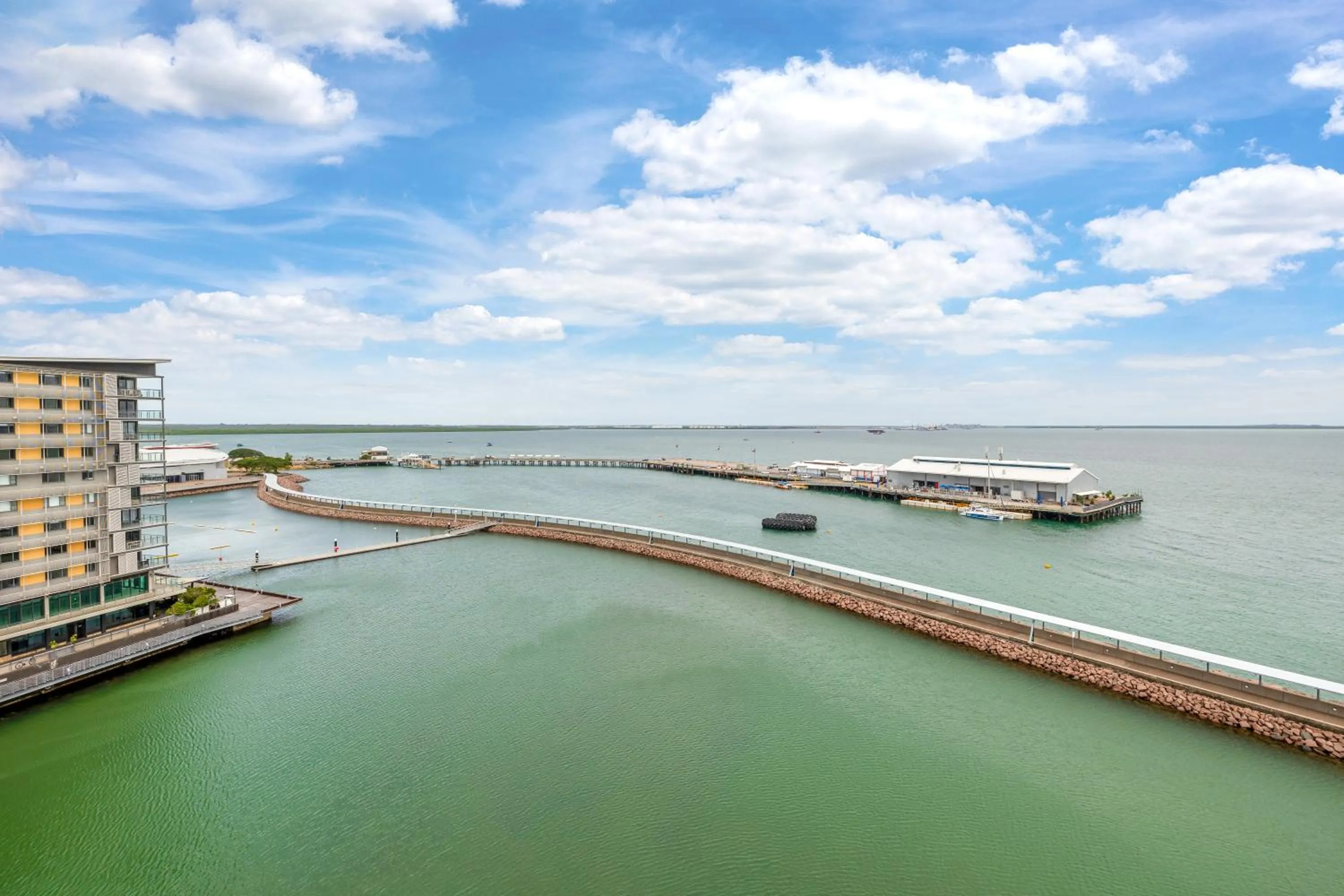 Sea view in Darwin Waterfront Short Stay Apartments