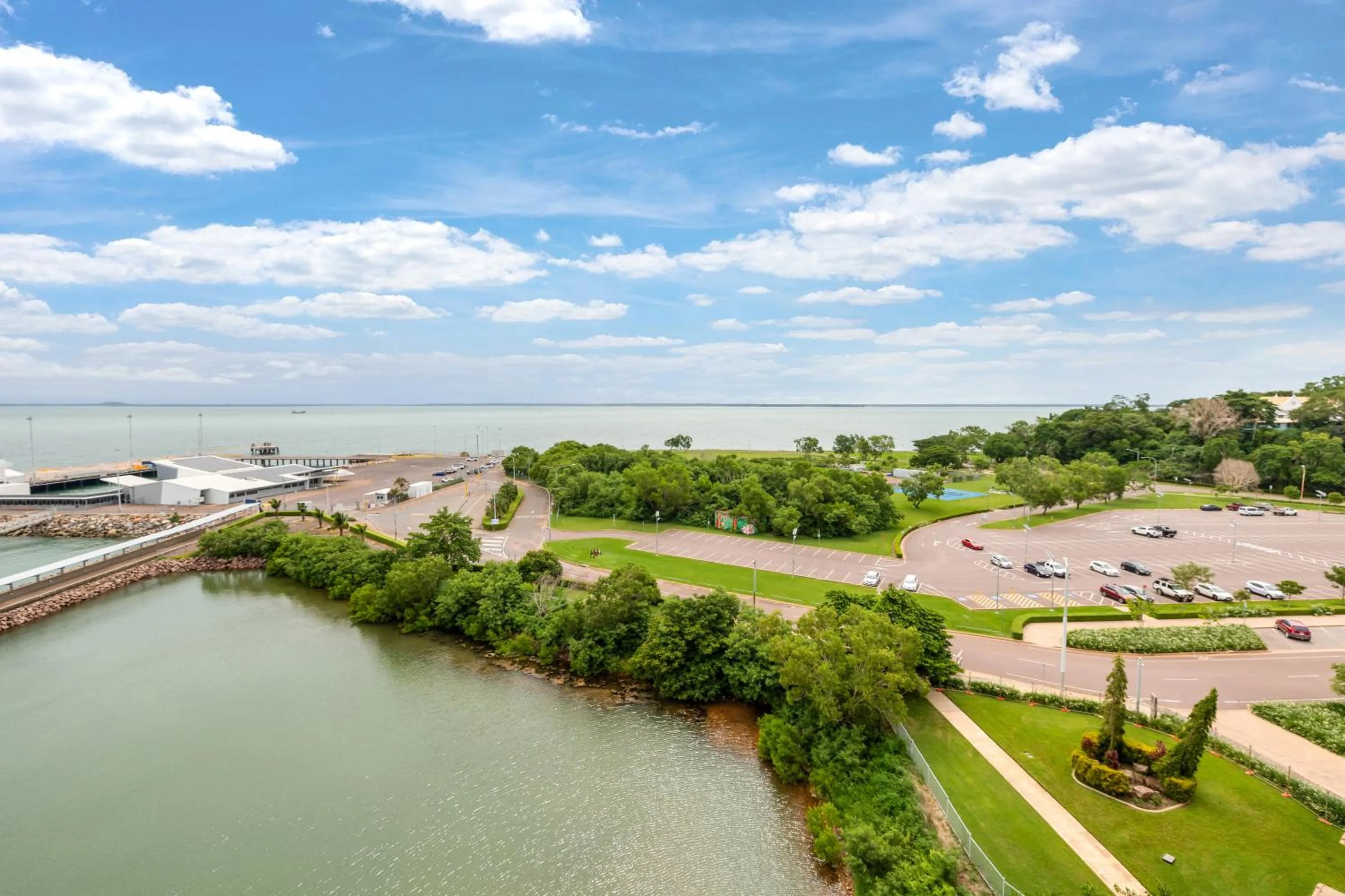 Sea view in Darwin Waterfront Short Stay Apartments