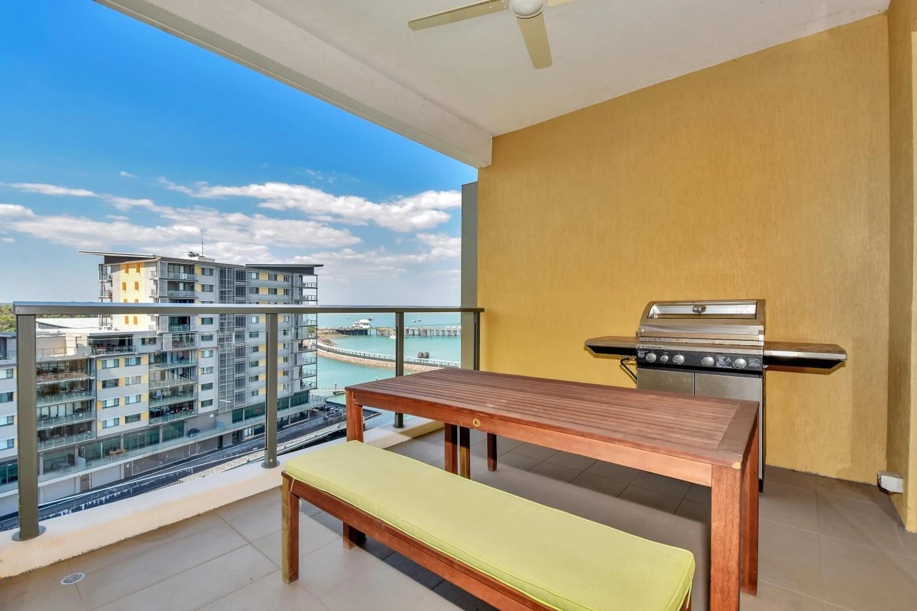 Balcony/Terrace in Darwin Waterfront Short Stay Apartments