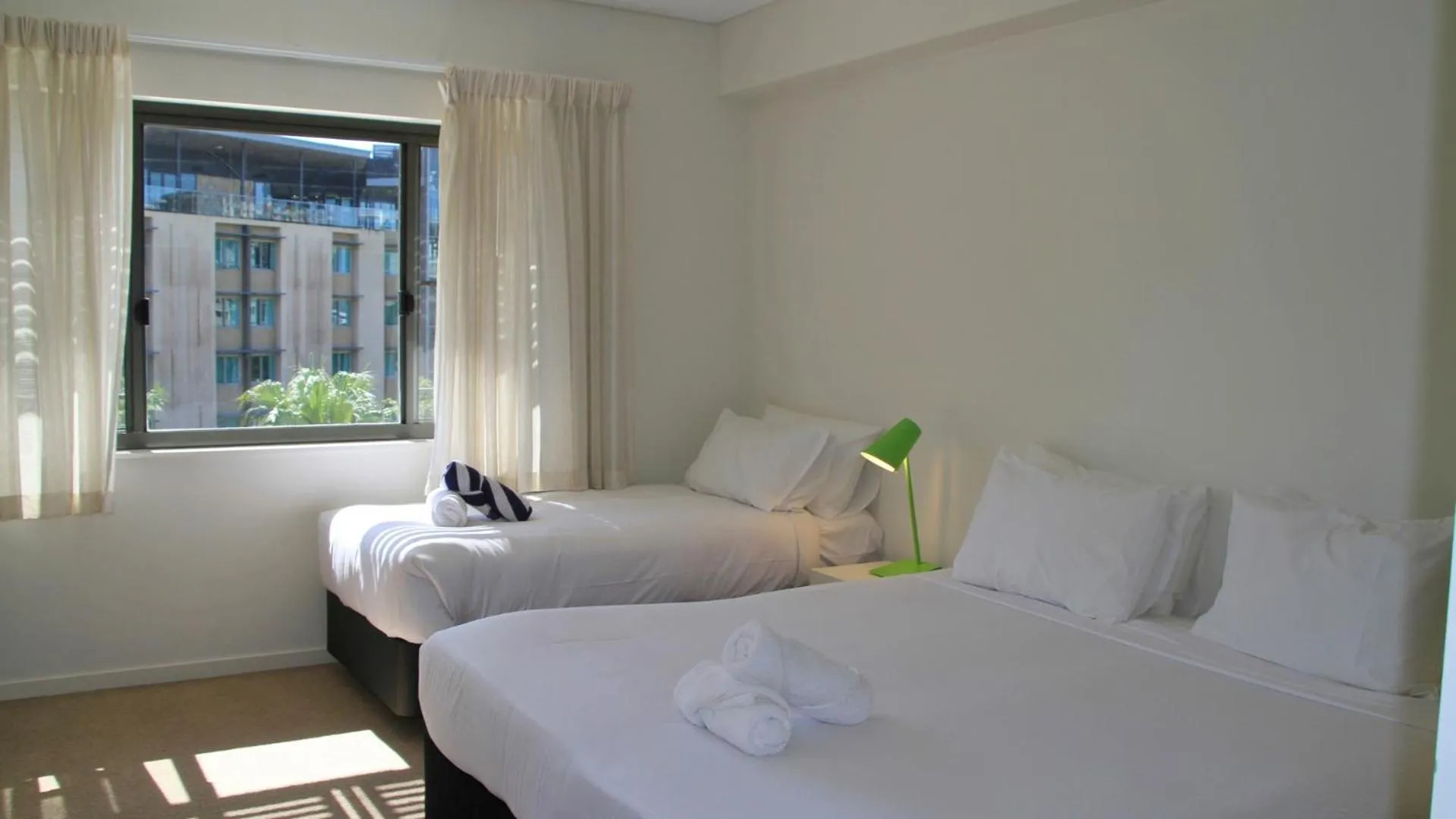 Bedroom, Bed in Darwin Waterfront Short Stay Apartments
