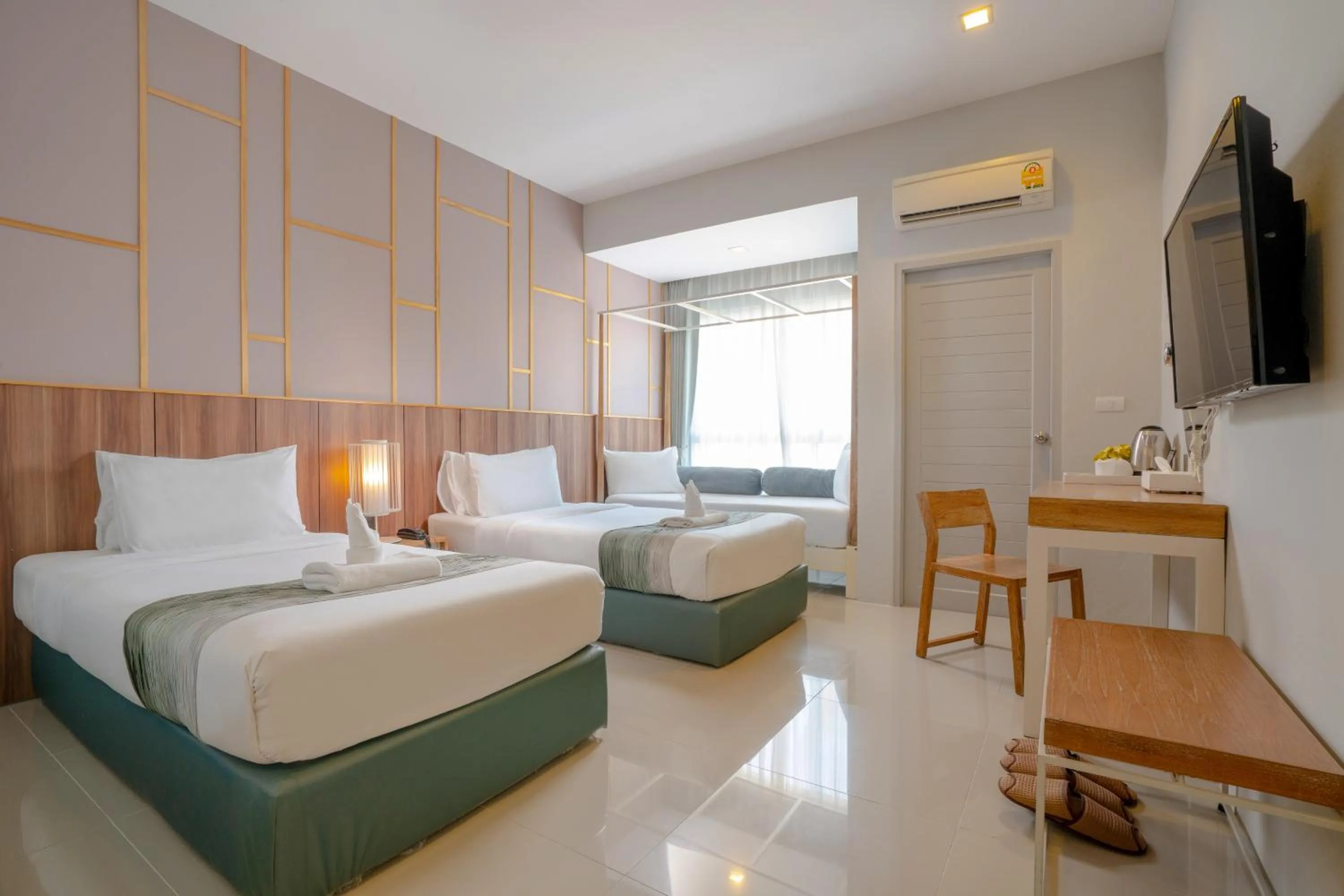 Bed in Hug Nimman Hotel