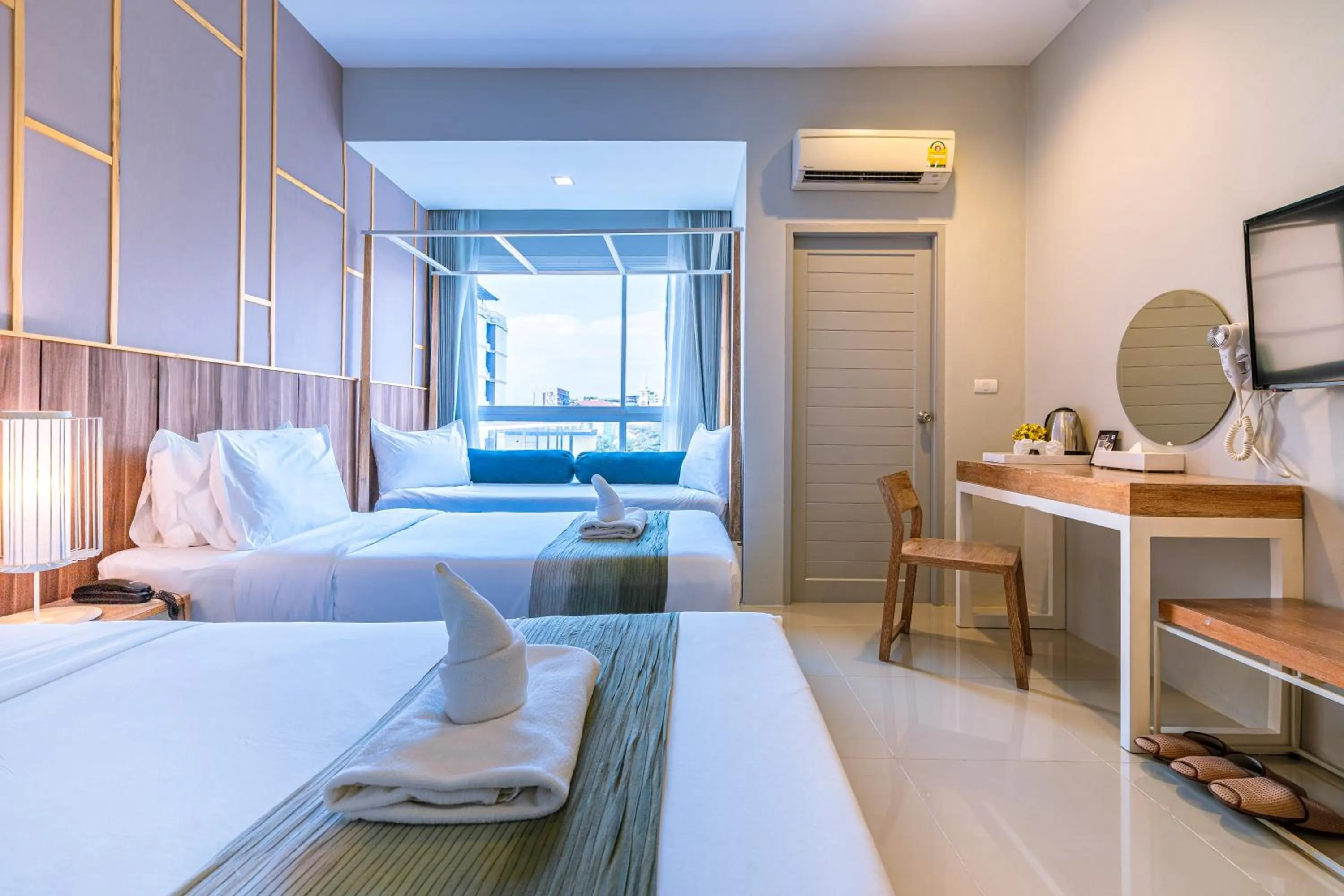 Bed in Hug Nimman Hotel