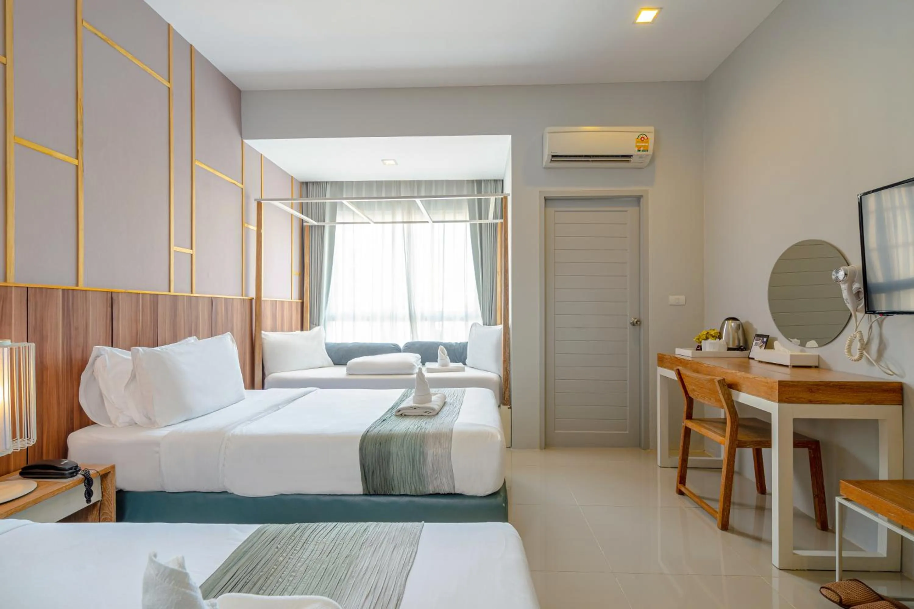 Bed in Hug Nimman Hotel