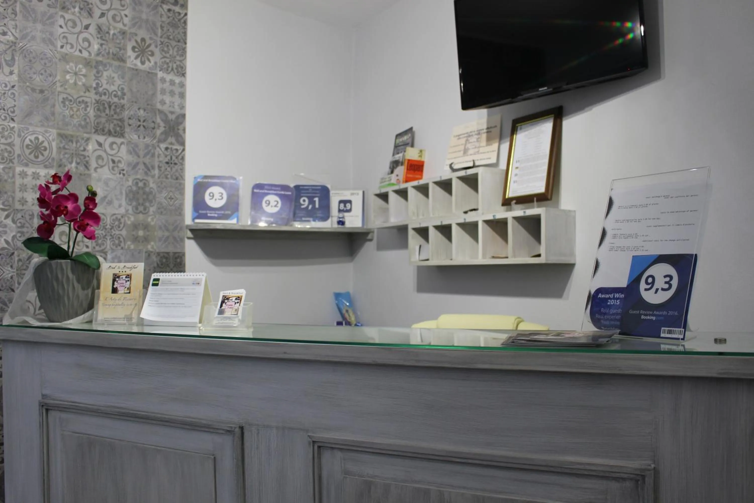 Lobby or reception in Bed and Breakfast Conte Luna