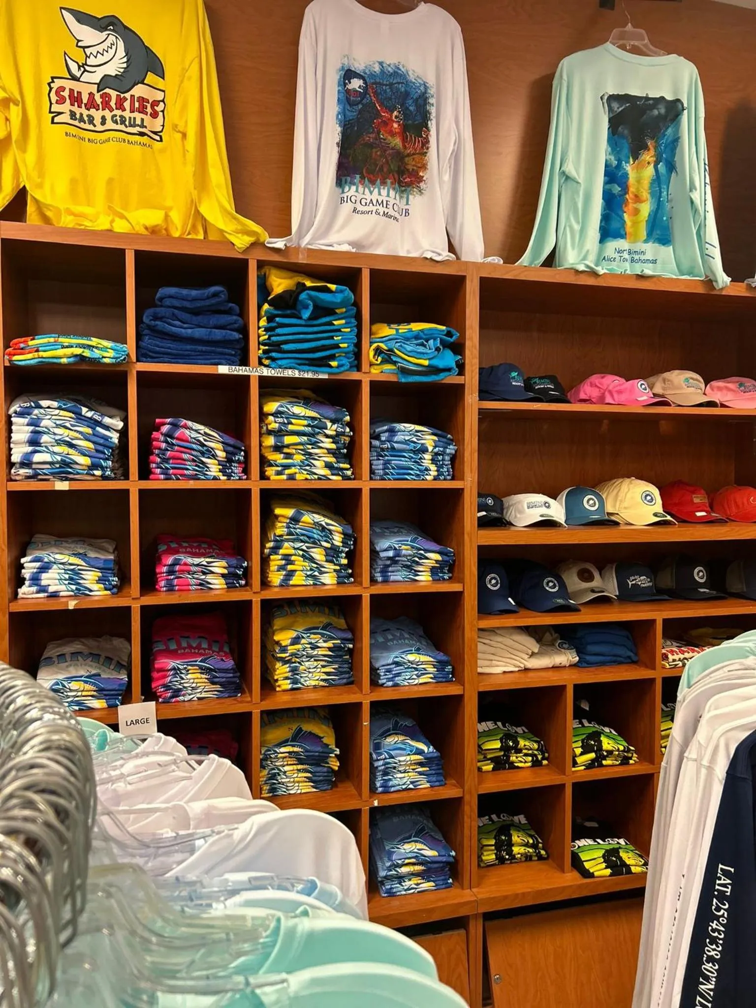 On-site shops in Bimini Big Game Club Resort & Marina