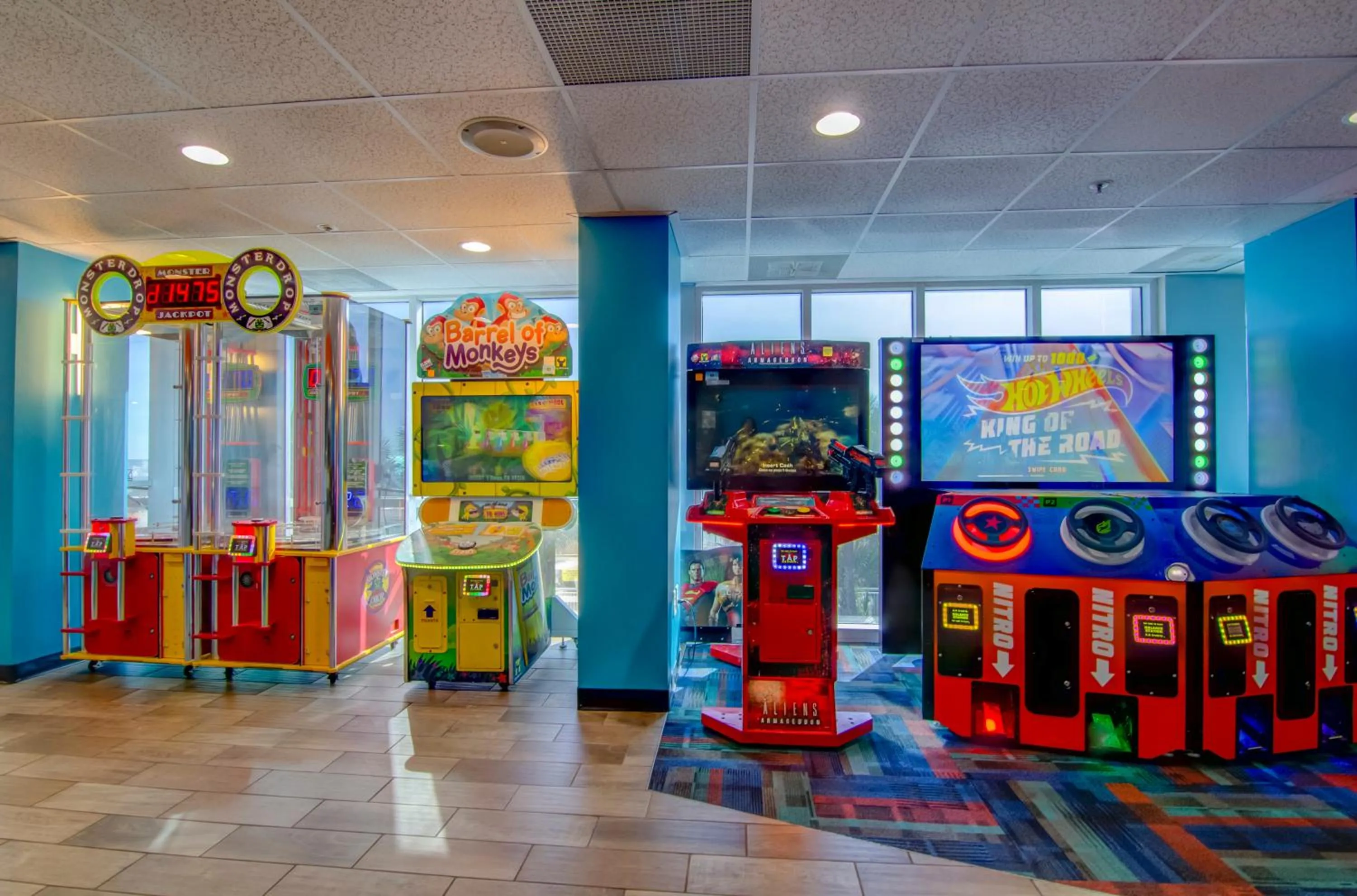 Game Room in Crown Reef Beach Resort and Waterpark